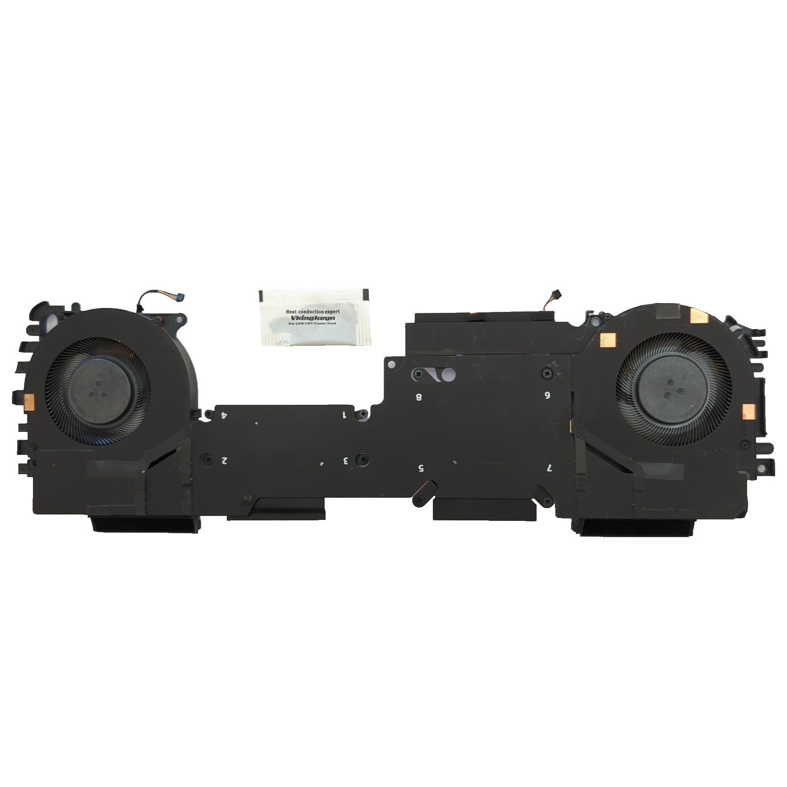 HP ZBook Fury 15 G8 Kühler Lüfter mit Wärmeleitpaste Heatsink Cooling Fan