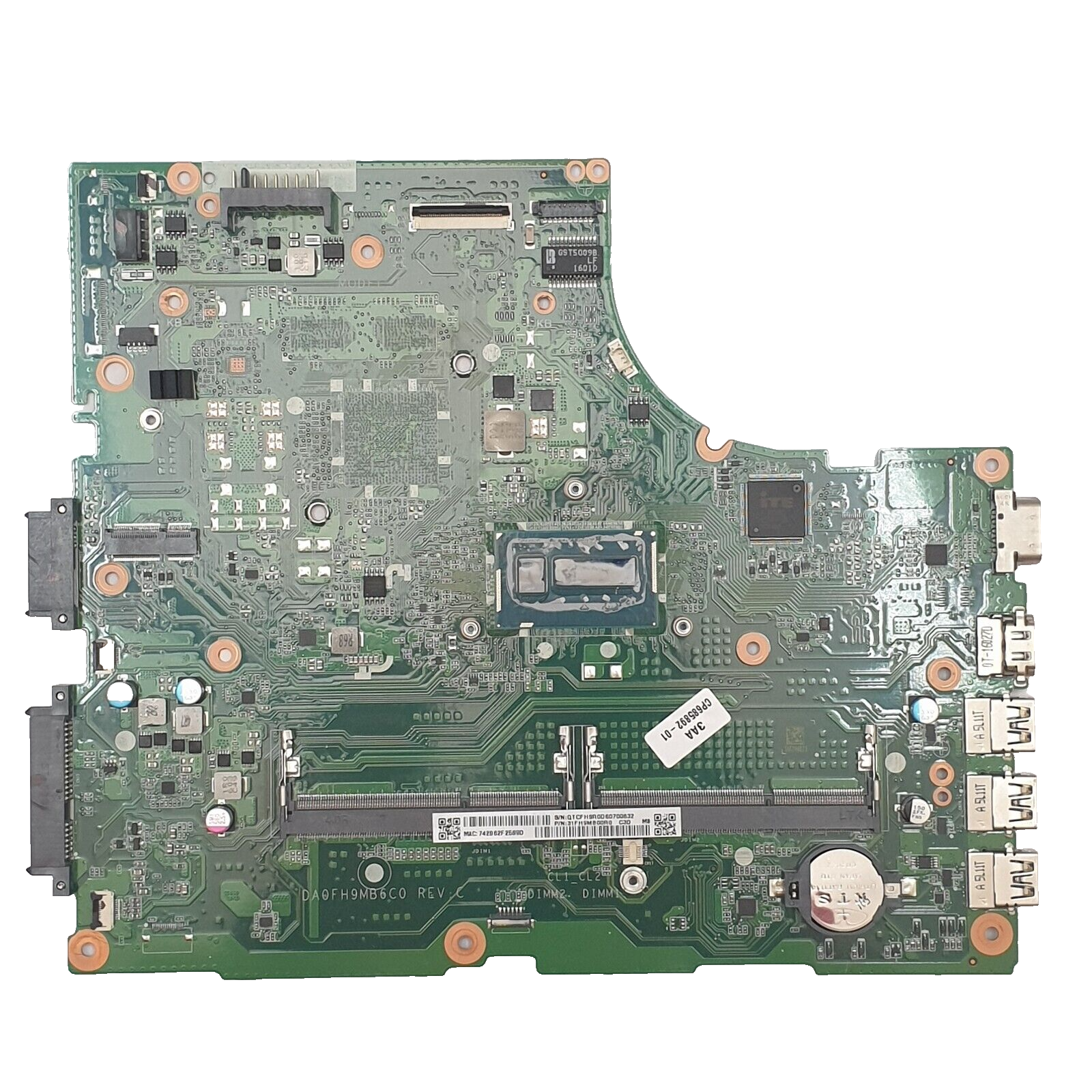 Fujitsu LIFEBOOK A555 Mainboard Intel Core i3 5005U Motherboard