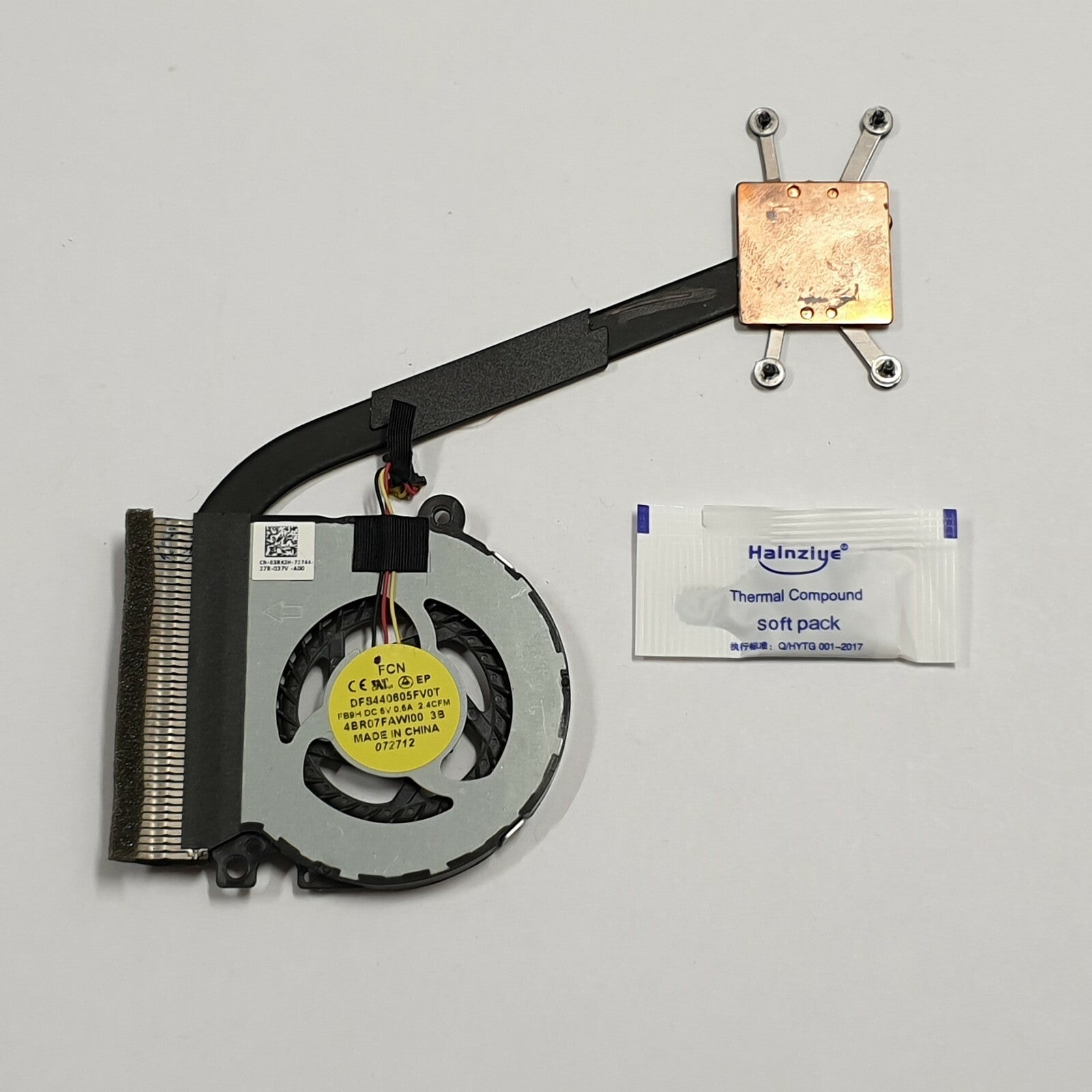 Dell Vostro 3360 Kühler Heatsink Lüfter Fan mit Wärmeleitpaste – Bild 2