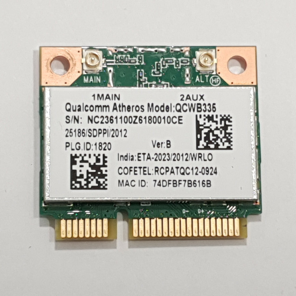 Acer Aspire ES1-520 WLAN Karte Wifi Qualcomm Atheros QCWB335 Wireless Modul