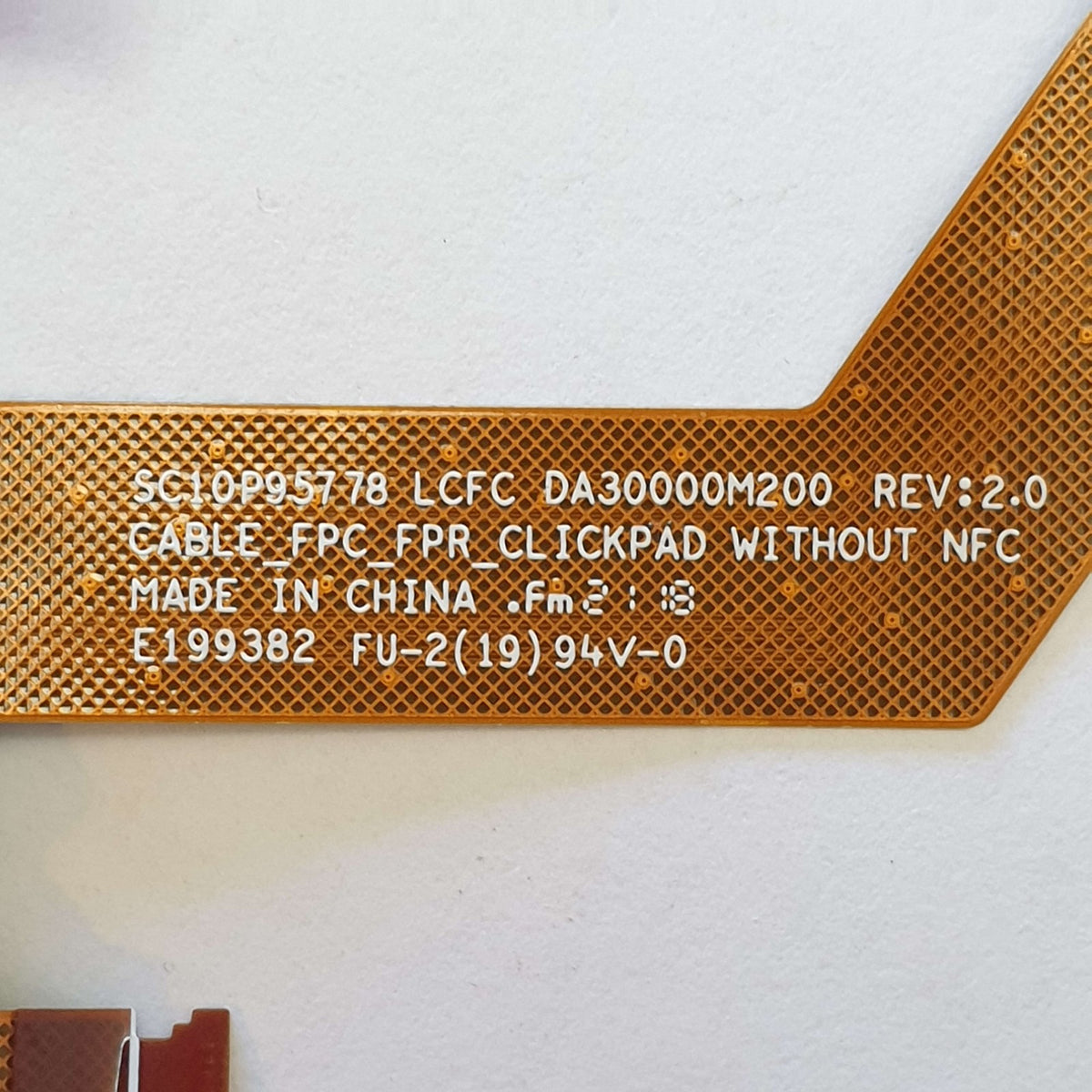 Lenovo ThinkPad X1 Carbon Gen 8 Touchpadkabel Clickpad FPR Flex Cable
