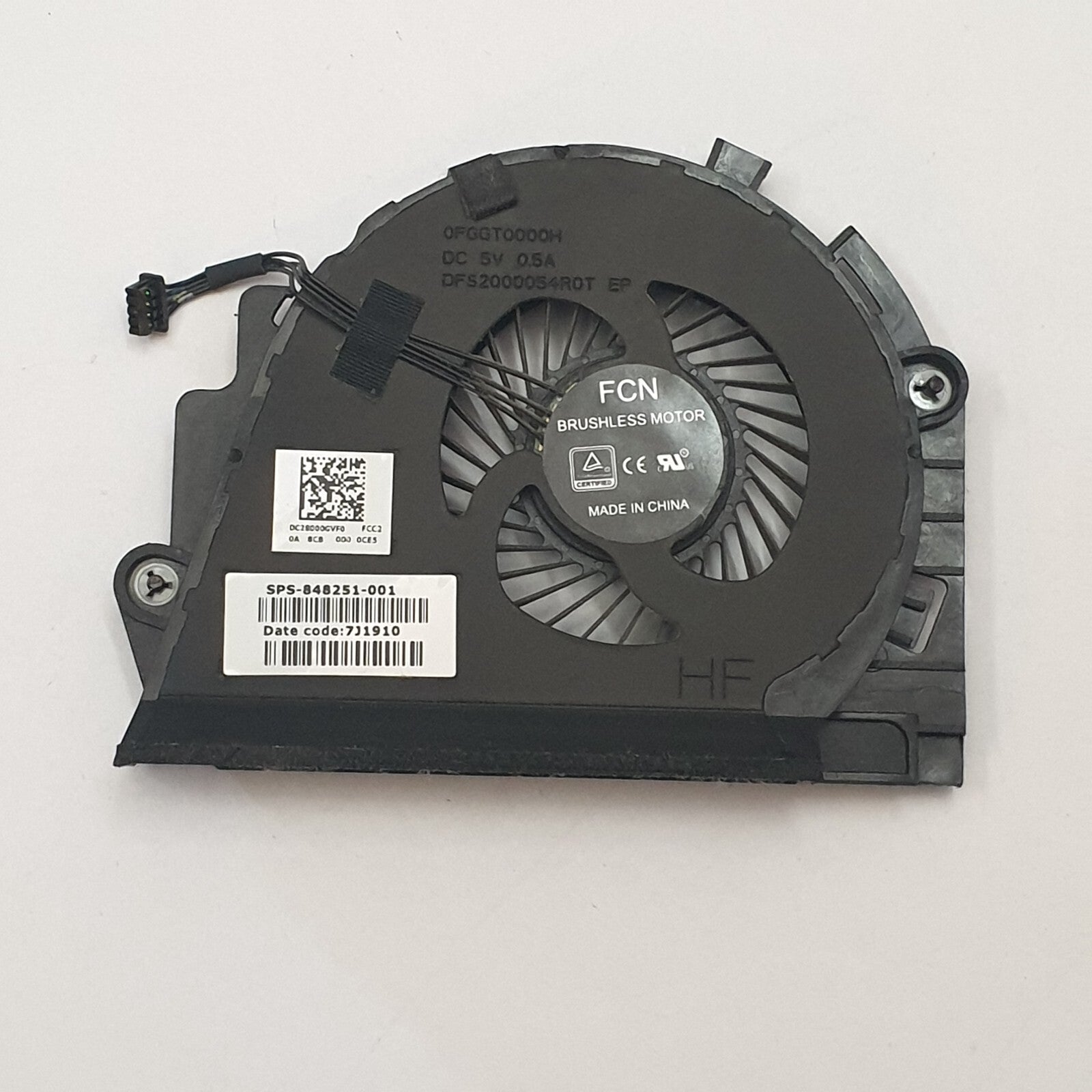 HP ZBook 15 G3 Lüfter Fan Cooler Notebook Laptop Ersatzteil – Bild 2