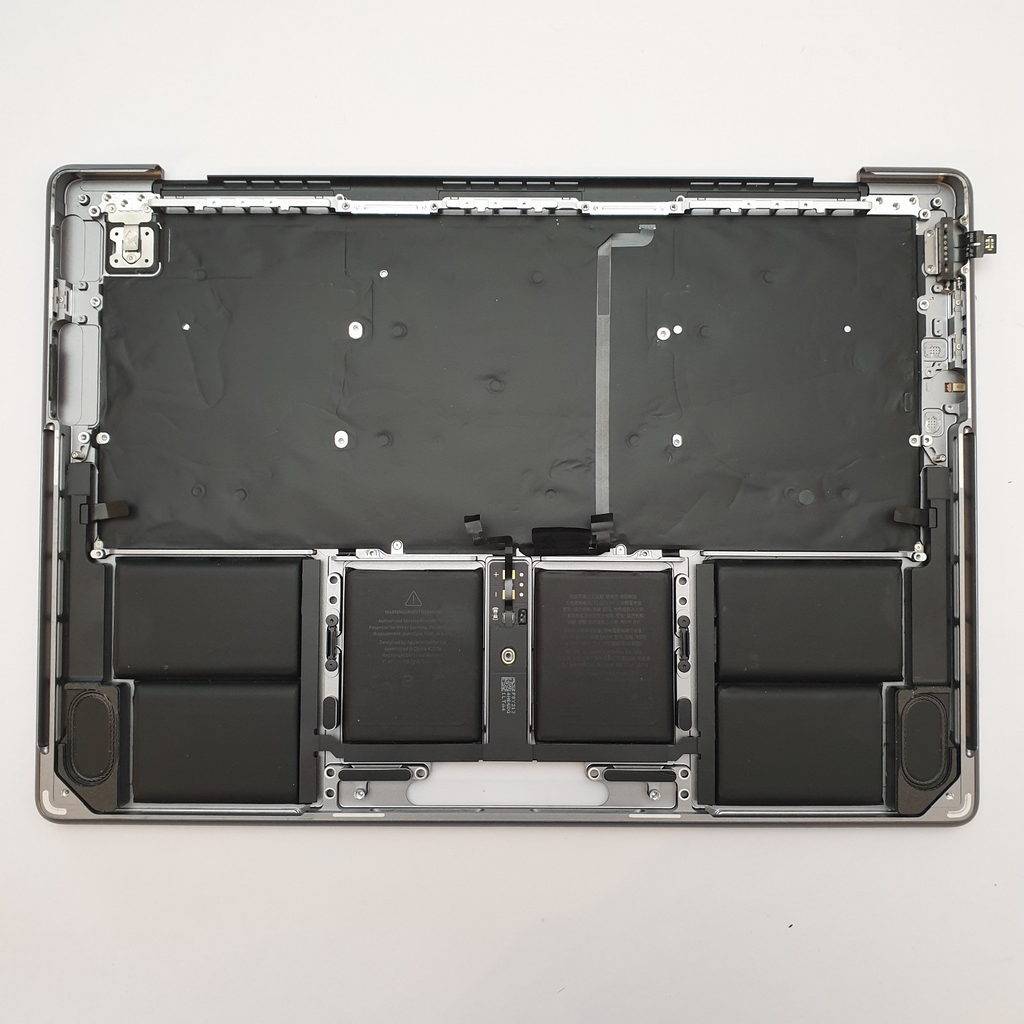 Apple MacBook Pro 14" A2442 2021 Handauflage + Akku ! Tastatur Deutsch Palm Rest – Bild 2
