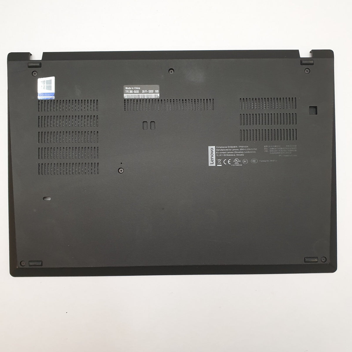 Lenovo ThinkPad T490 Gehäuse Unterschale Unterteil Bottom Base Cover Ersatzteil