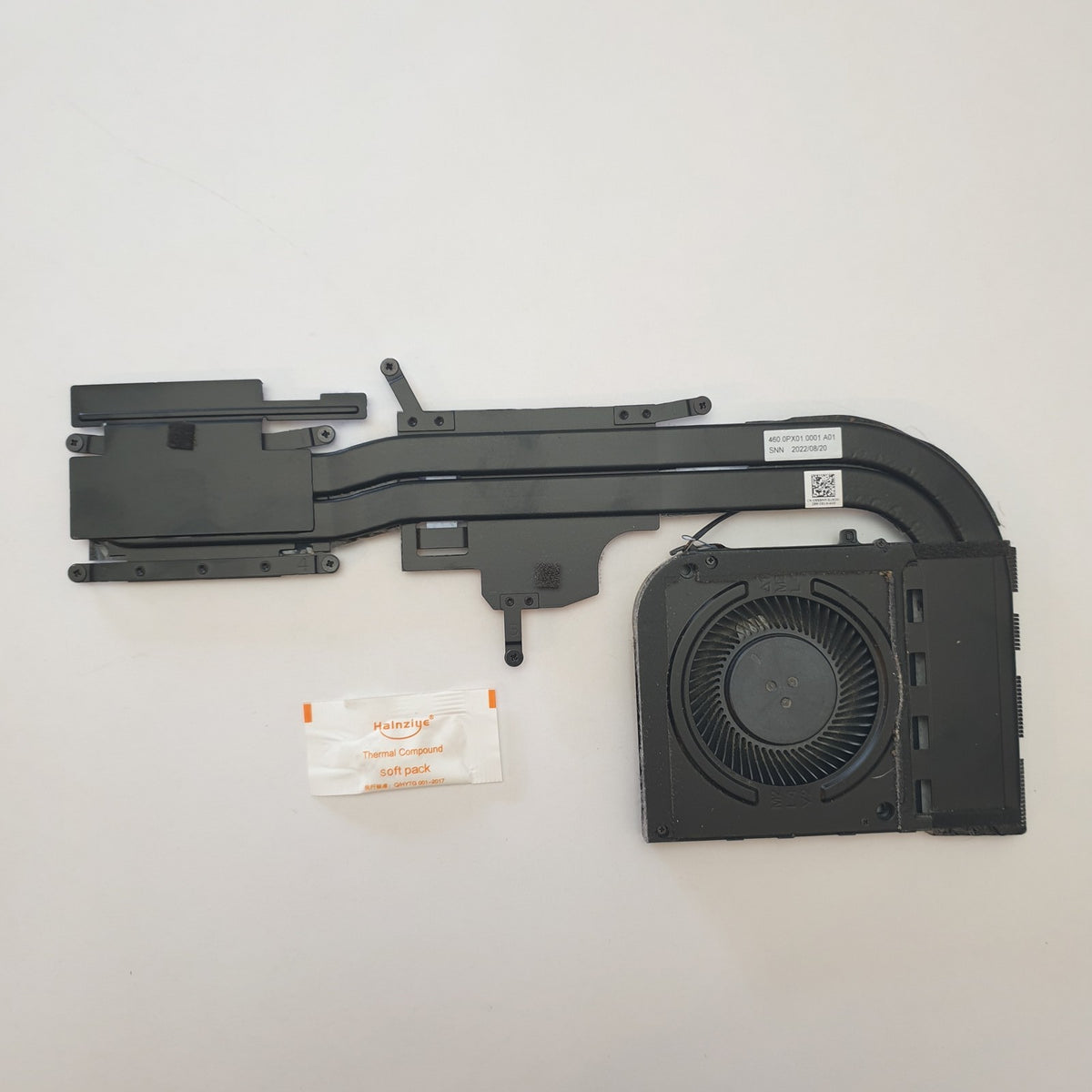 Dell Precision 3571 CPU GPU Kühler Lüfter Heatsink Fan Wärmeleitpaste