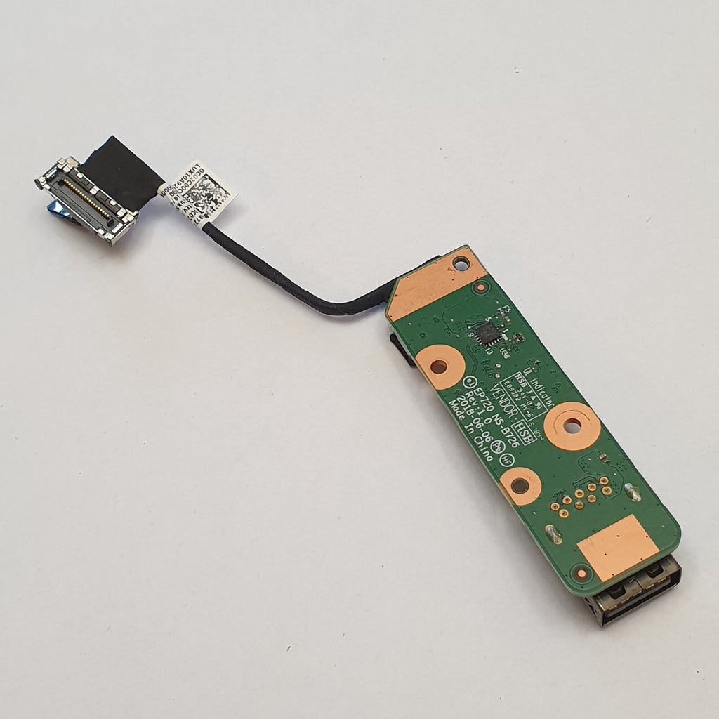 Lenovo ThinkPad P72 USB Board Platine Anschluss Buchse USB Port mit Kabel – Bild 2