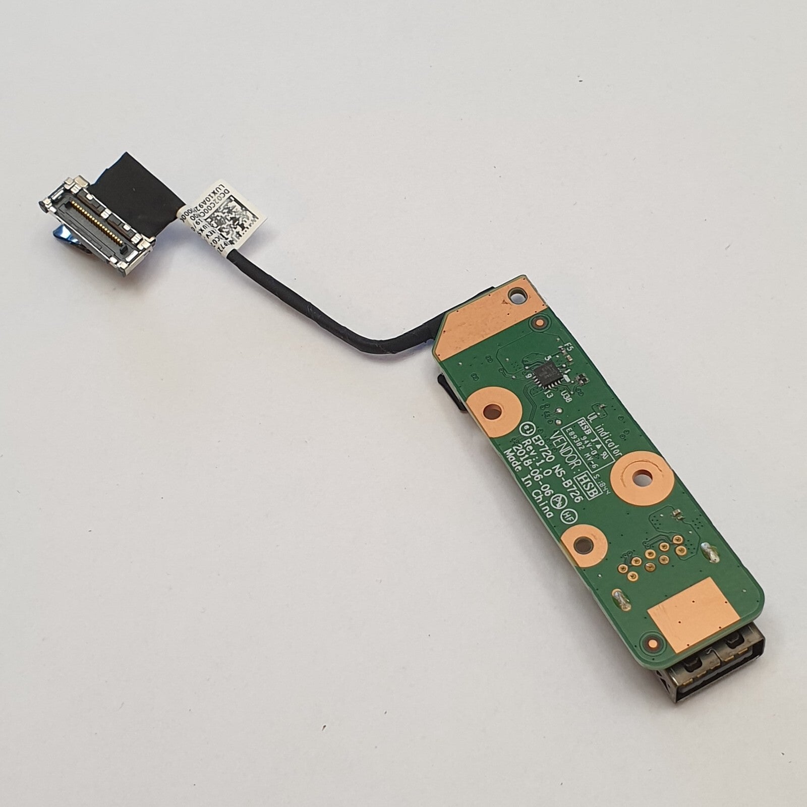 Lenovo ThinkPad P72 USB Board Platine Anschluss Buchse USB Port mit Kabel – Bild 2
