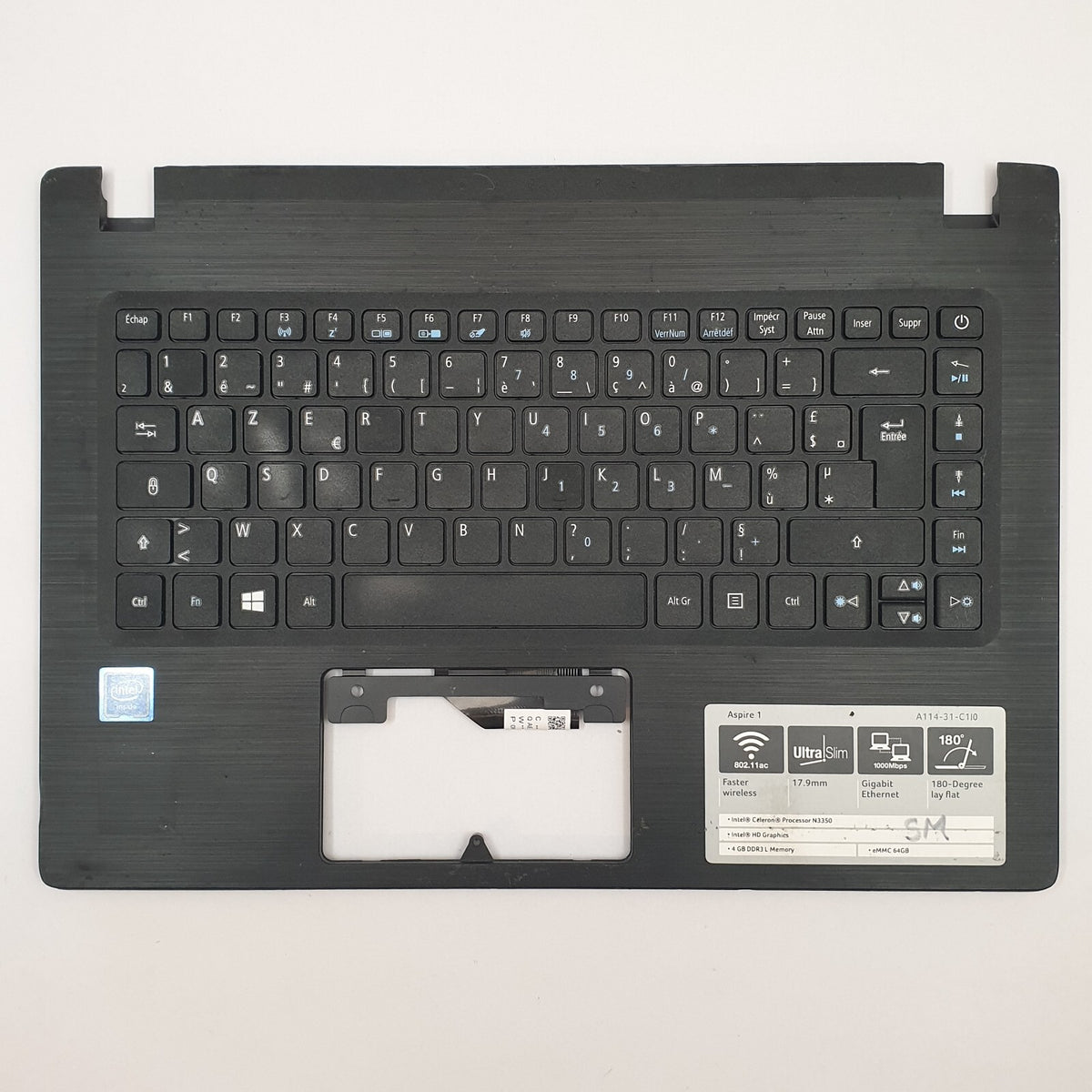 Acer Aspire 1 A114-31 Handauflage Tastatur FR AZERTY Palmrest Keyboard