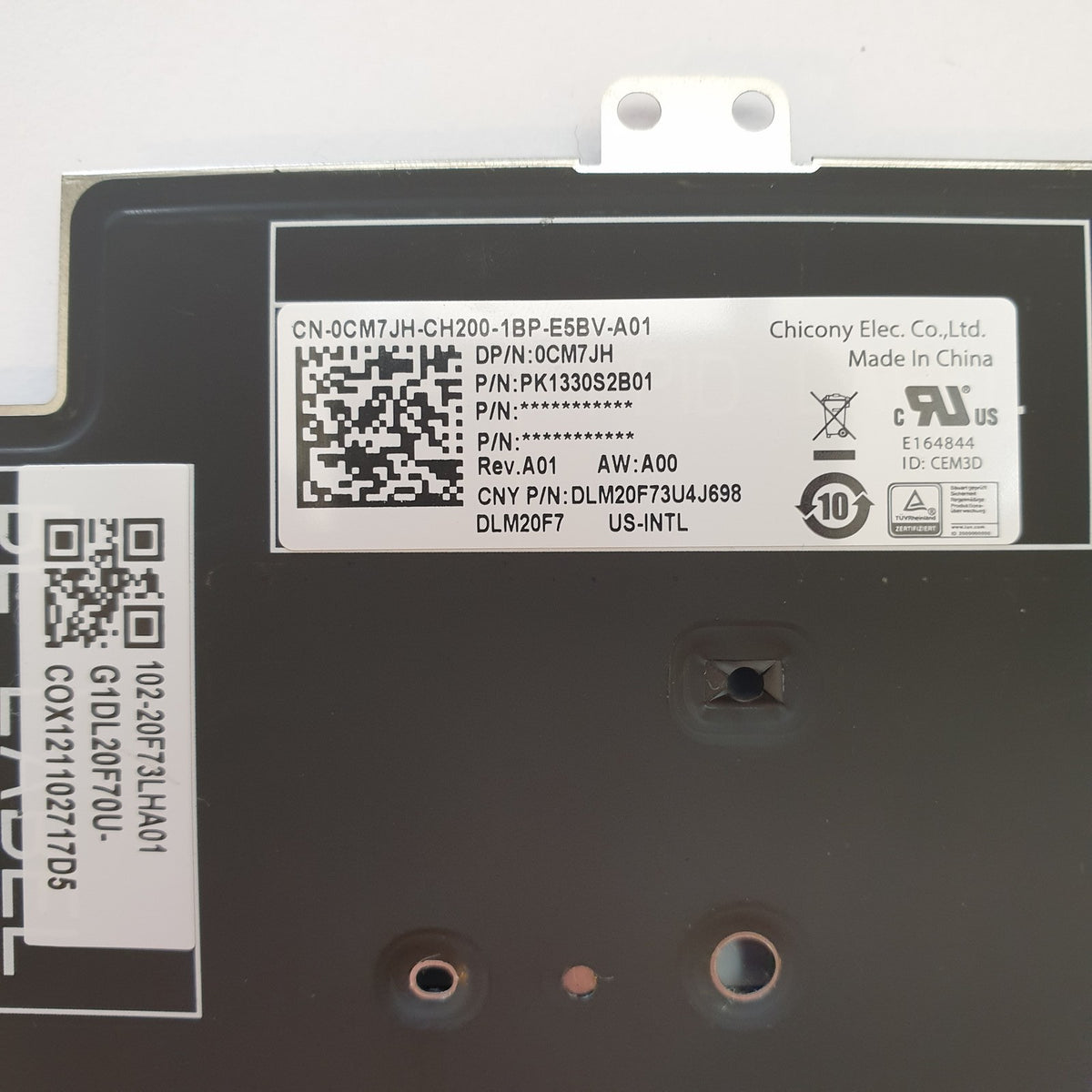 Dell Latitude 5420 Tastatur English US QWERTY Keyboard