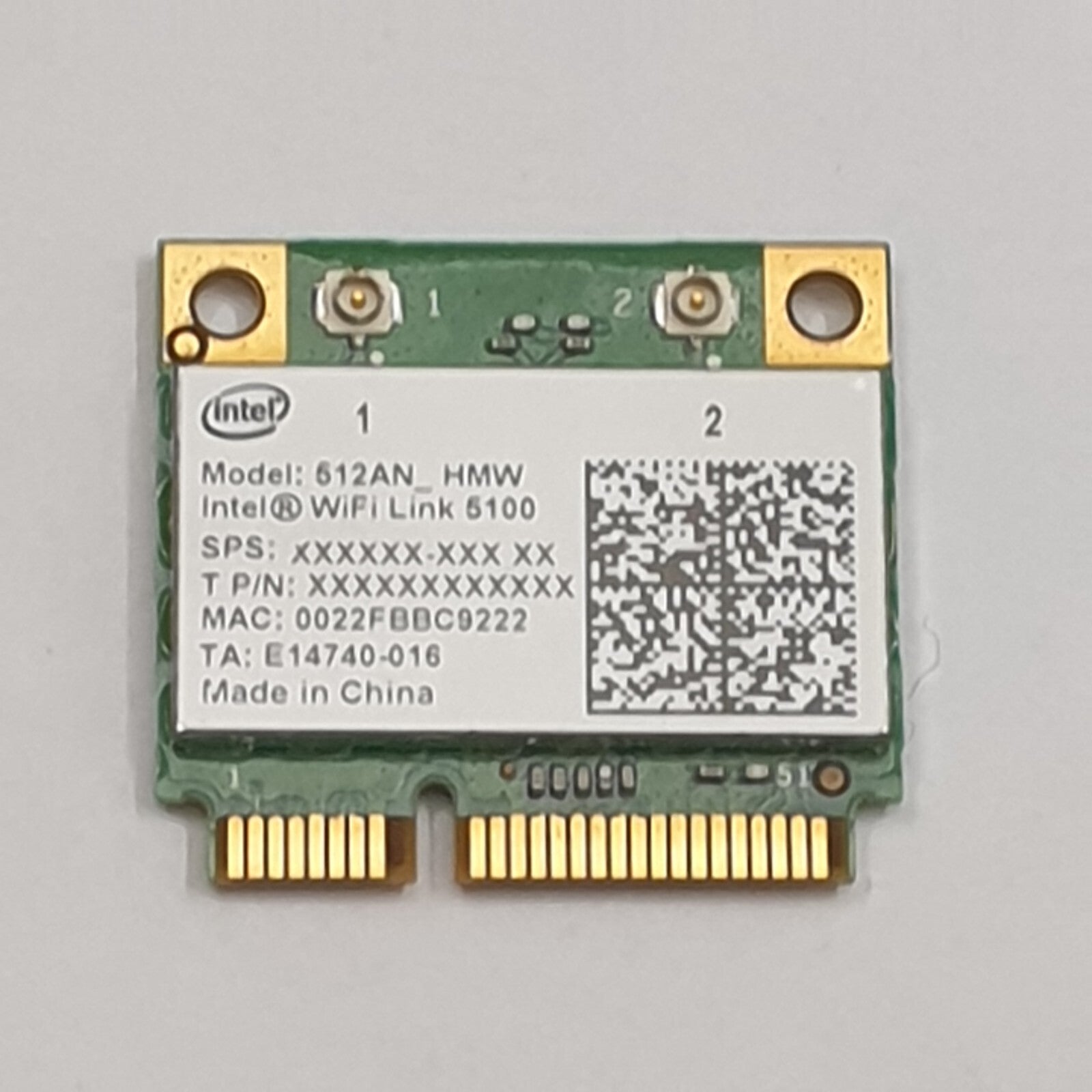 Sony Vaio PCG-5R1M WLAN Karte Wifi Intel 5100 512AN HMW Wireless Modul