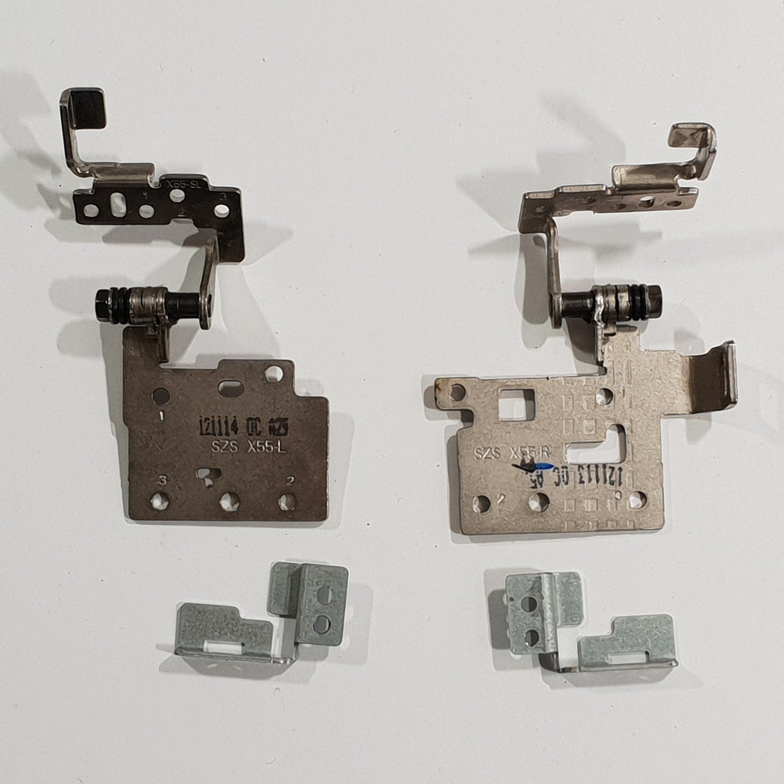 Asus X55C Displayscharniere Leisten L+R Asus X55C Displayscharniere Set L+R