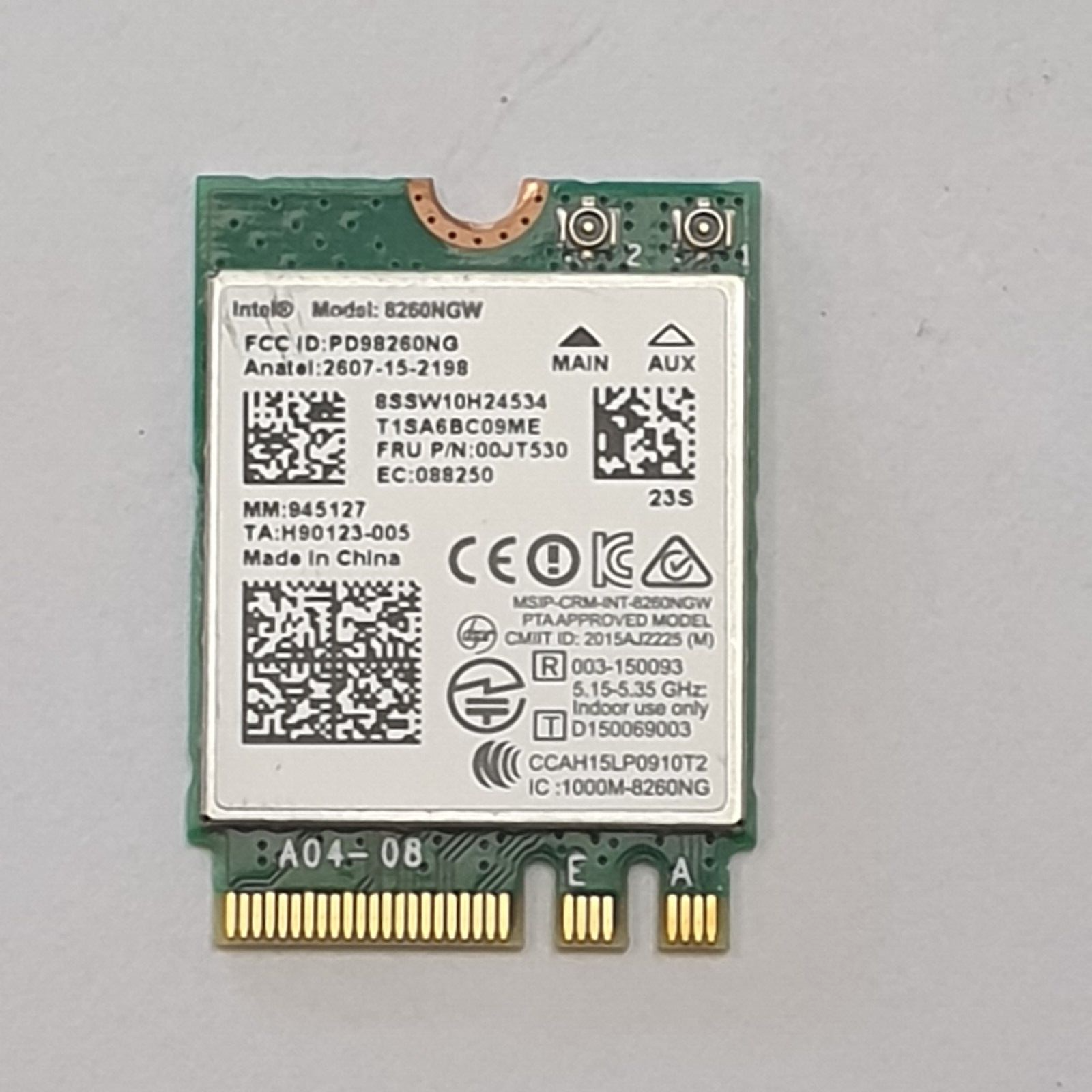 Lenovo ThinkPad T560 WLAN Karte Wifi Intel 8260NGW Wireless Modul