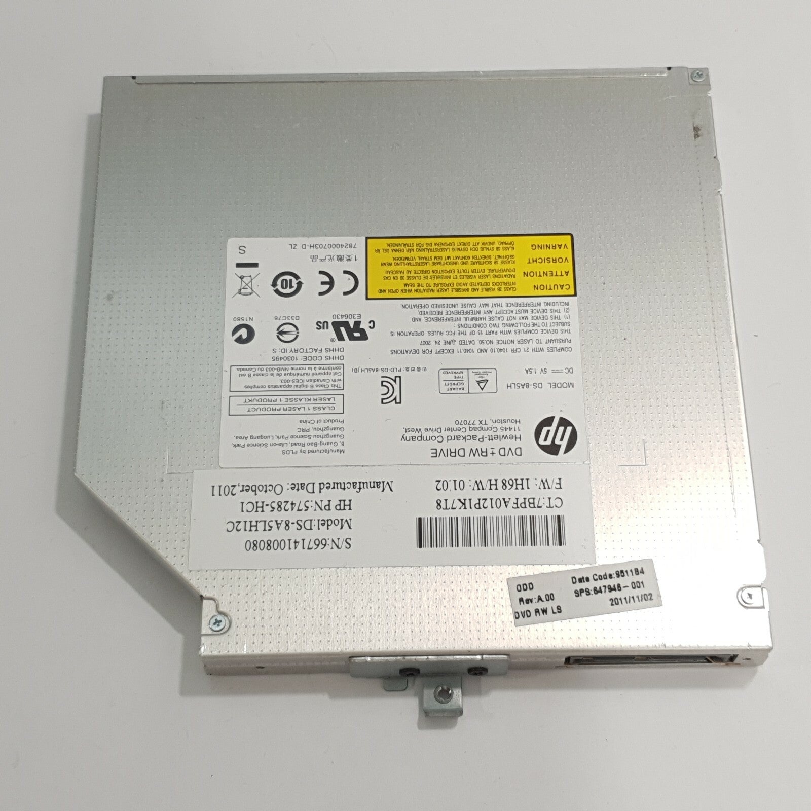 HP ProBook 4330s DVD Laufwerk OHNE Brenner DVD RW Drive DS 8A5LH – Bild 2