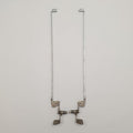 Sony VAIO PCG-7141M Displayscharniere Leisten L+R Scharniere Links Rechts Hinge