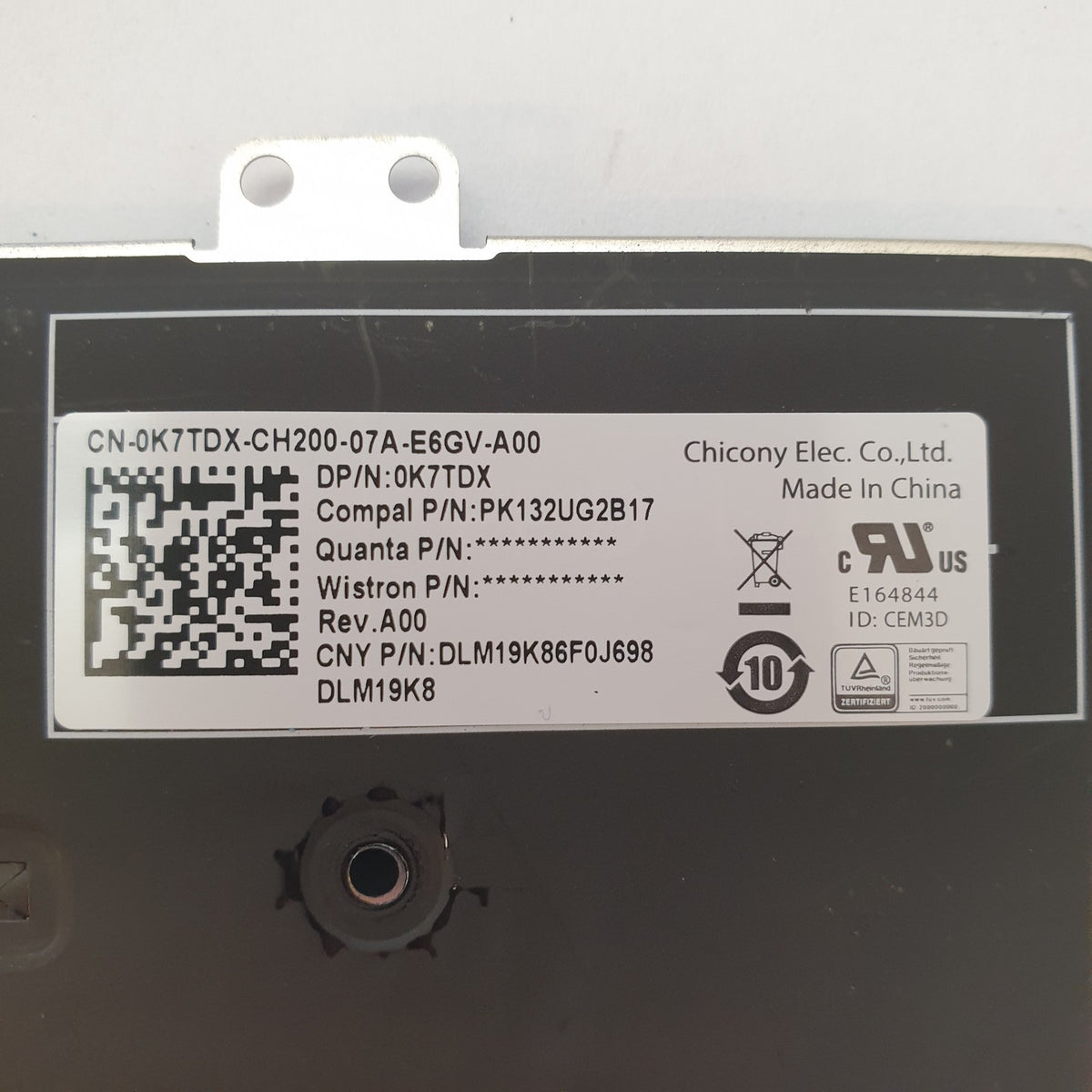 Dell Latitude 7410 Tastatur Französisch AZERTY Keyboard Beleuchtet FR Backlit