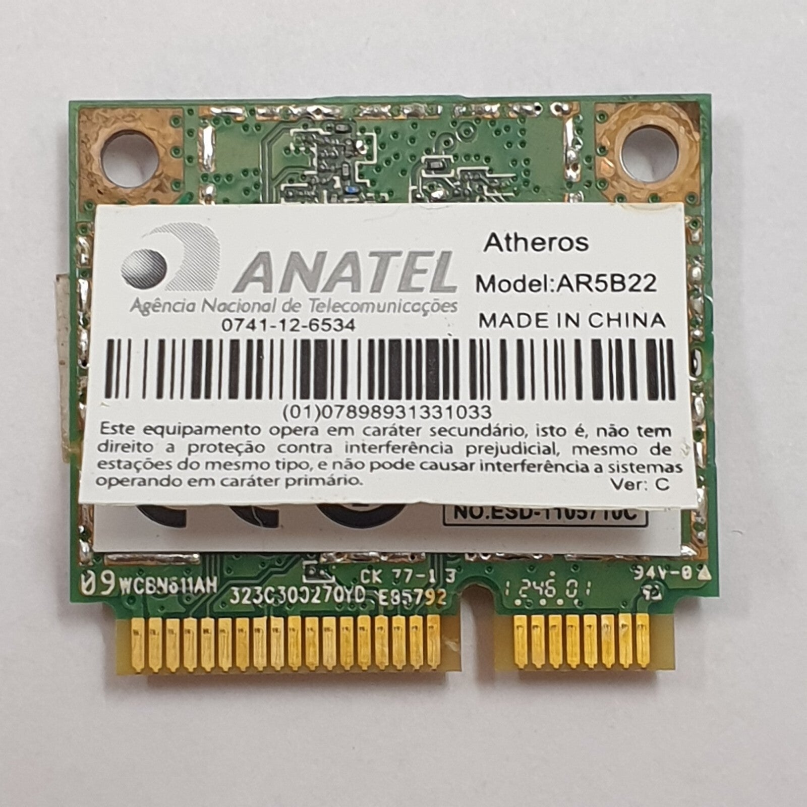 Acer Aspire V5-571P WLAN Karte Wifi Modul Atheros AR5B22 – Bild 2