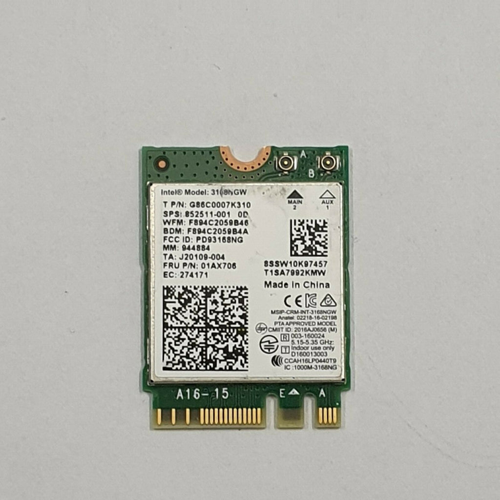 HP 14-bp 14-bp0 WLAN Karte Wifi WLAN Karte Wifi Modul Intel 3168NGW Wireless