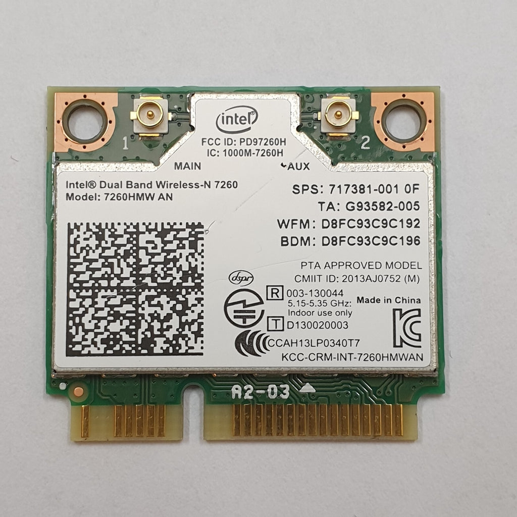 Fujitsu Stylistic Q704 WLAN Karte 7260HMW Intel Dual Band Wireless N 7260