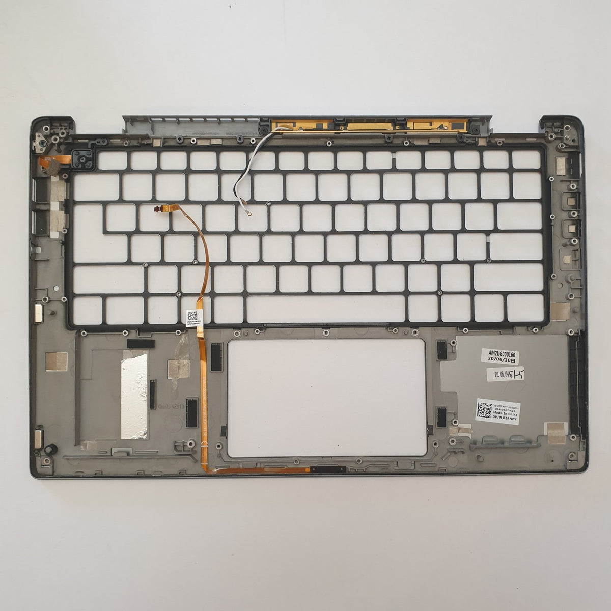 Dell Latitude 7410 Handauflage Palmrest Oberteil Gehäuse Silber Top Case