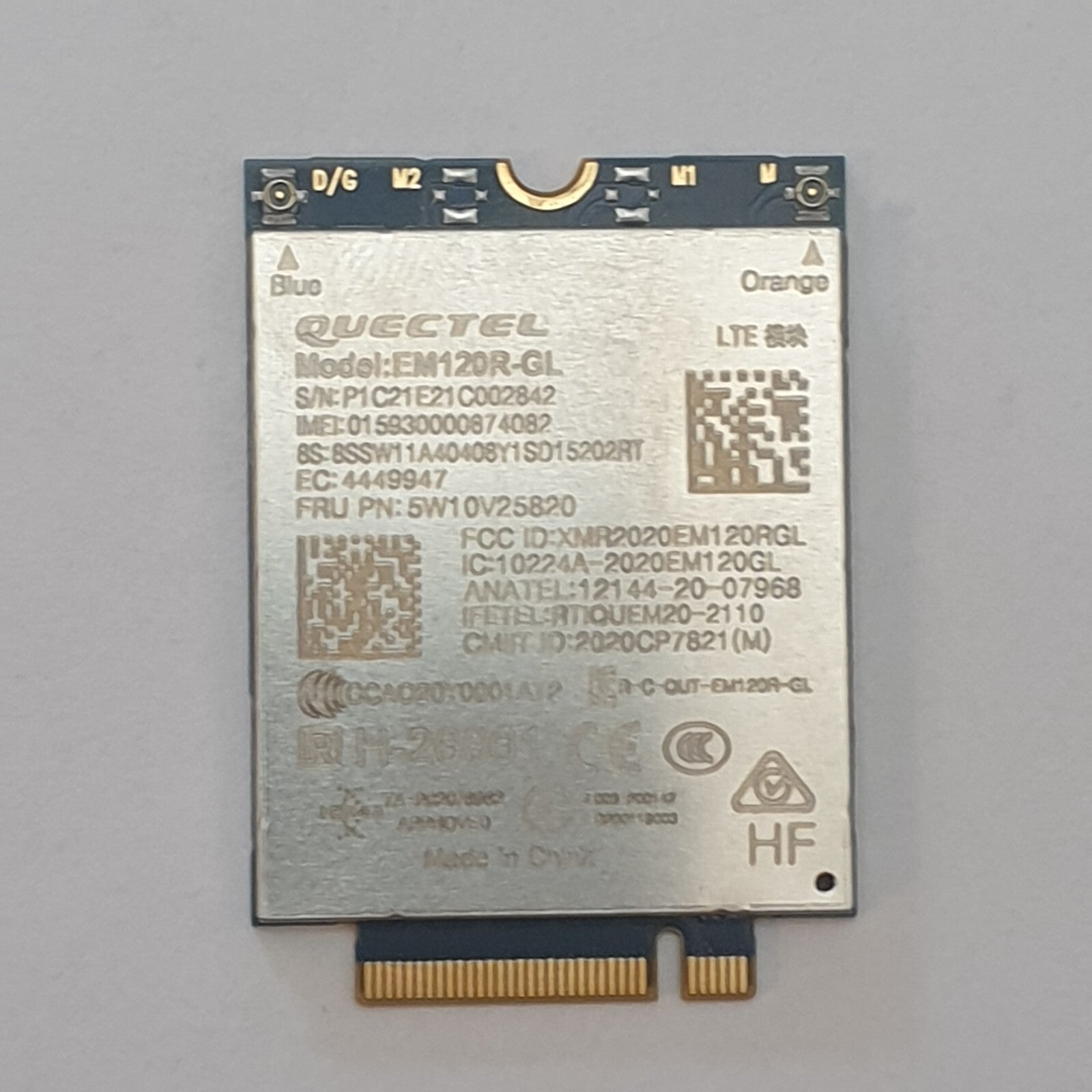 Lenovo ThinkPad T15 Gen 2 G2 WWAN Karte 4G Modul LTE Card EM120R-GL