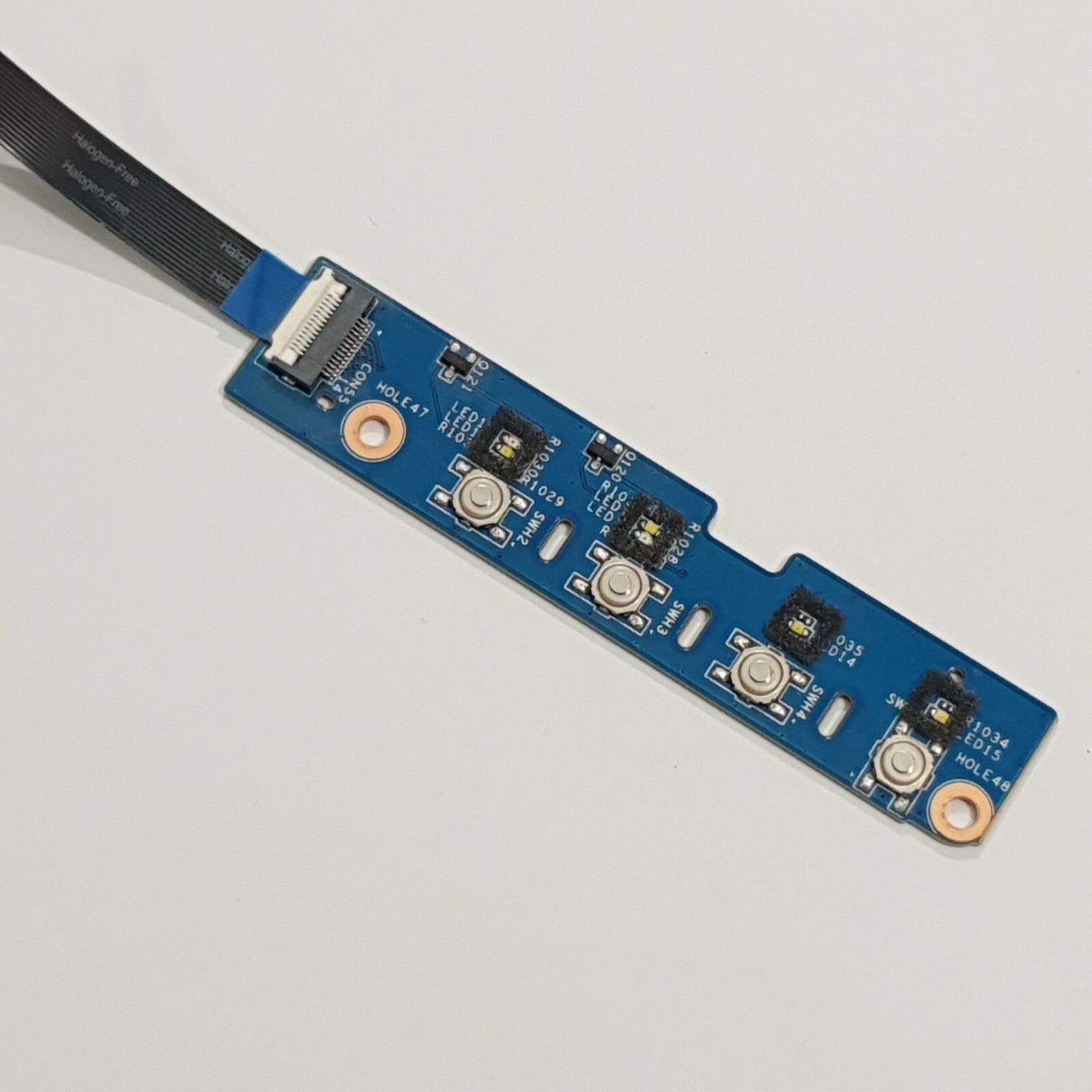 HP EliteBook 8570w Media Button LED Board Platine Schalterleiste