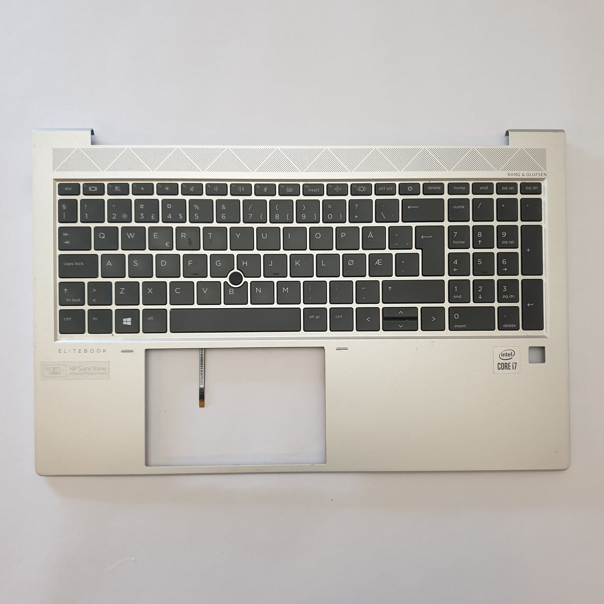 HP EliteBook 850 G7 Handauflage Tastatur Nordic QWERTY Palmrest Keyboard Backlit