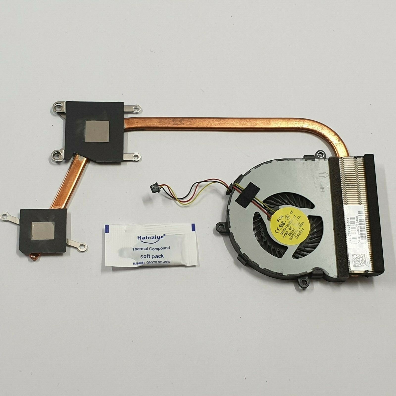 HP Compaq 15-g082no Kühler Lüfter Heatsink Fan mit Wärmeleitpaste – Bild 2