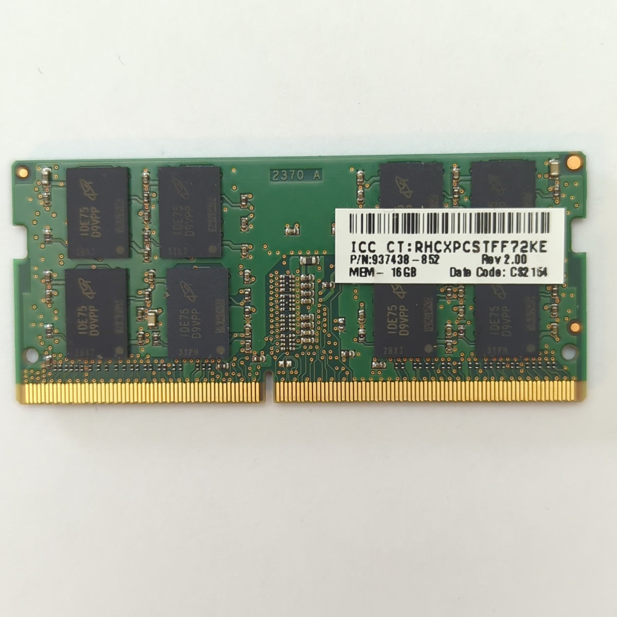 Micron 16GB DDR4 2666 SODIMM RAM 1x16GB Laptop Notebook Speicher