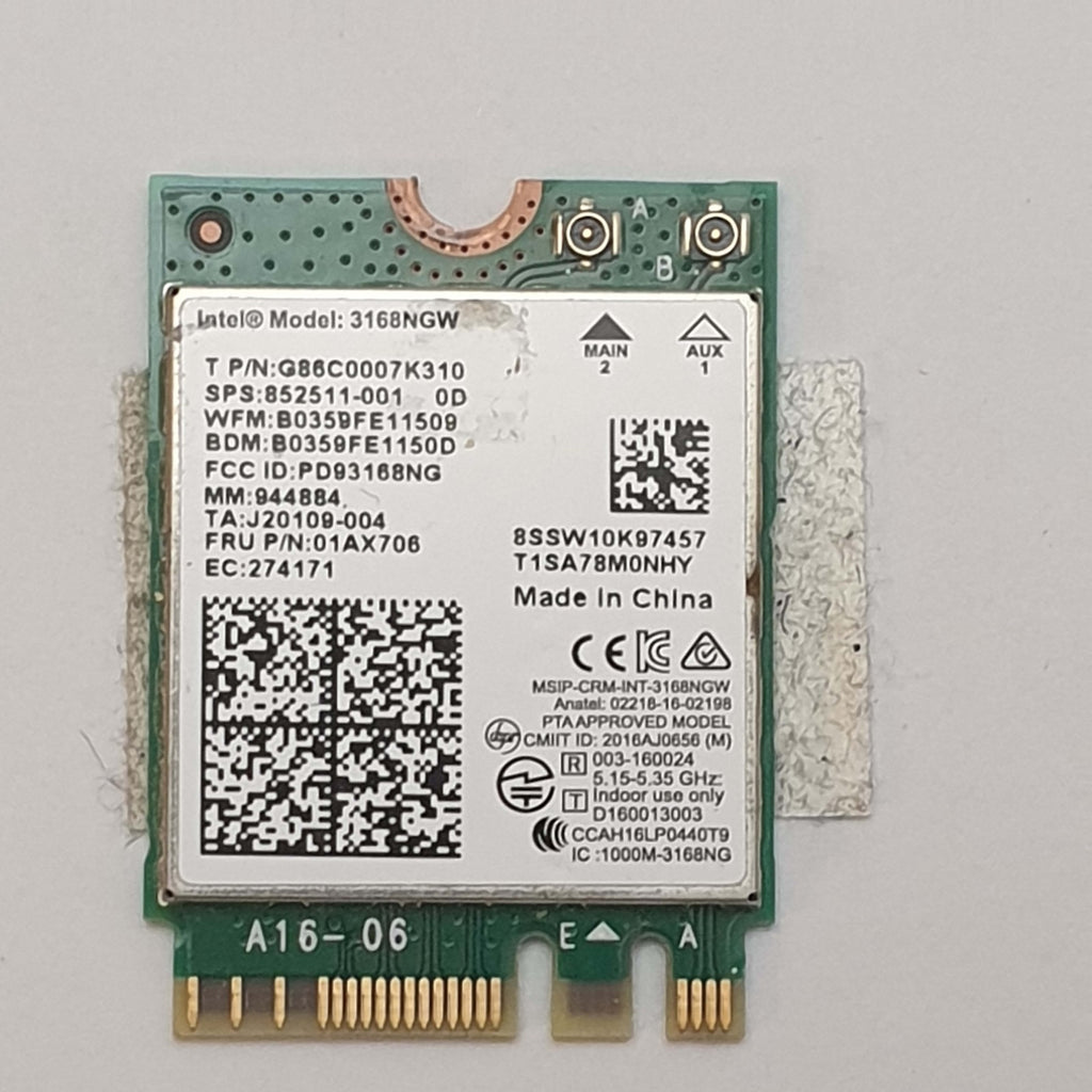 HP Pavilion X360 14 BA Intel WLAN Karte Wireless Modul