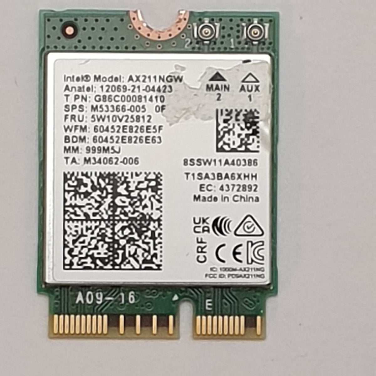 HP EliteBook 650 G9 WLAN Karte Wi-Fi Modul Wireless Adapter Card