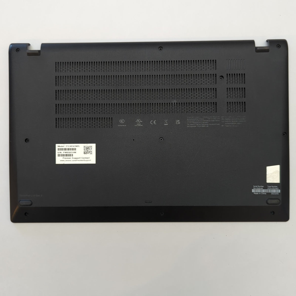Lenovo ThinkPad L15 Gen 3 Gehäuse Unterschale Unterteil Bottom Base Cover Case