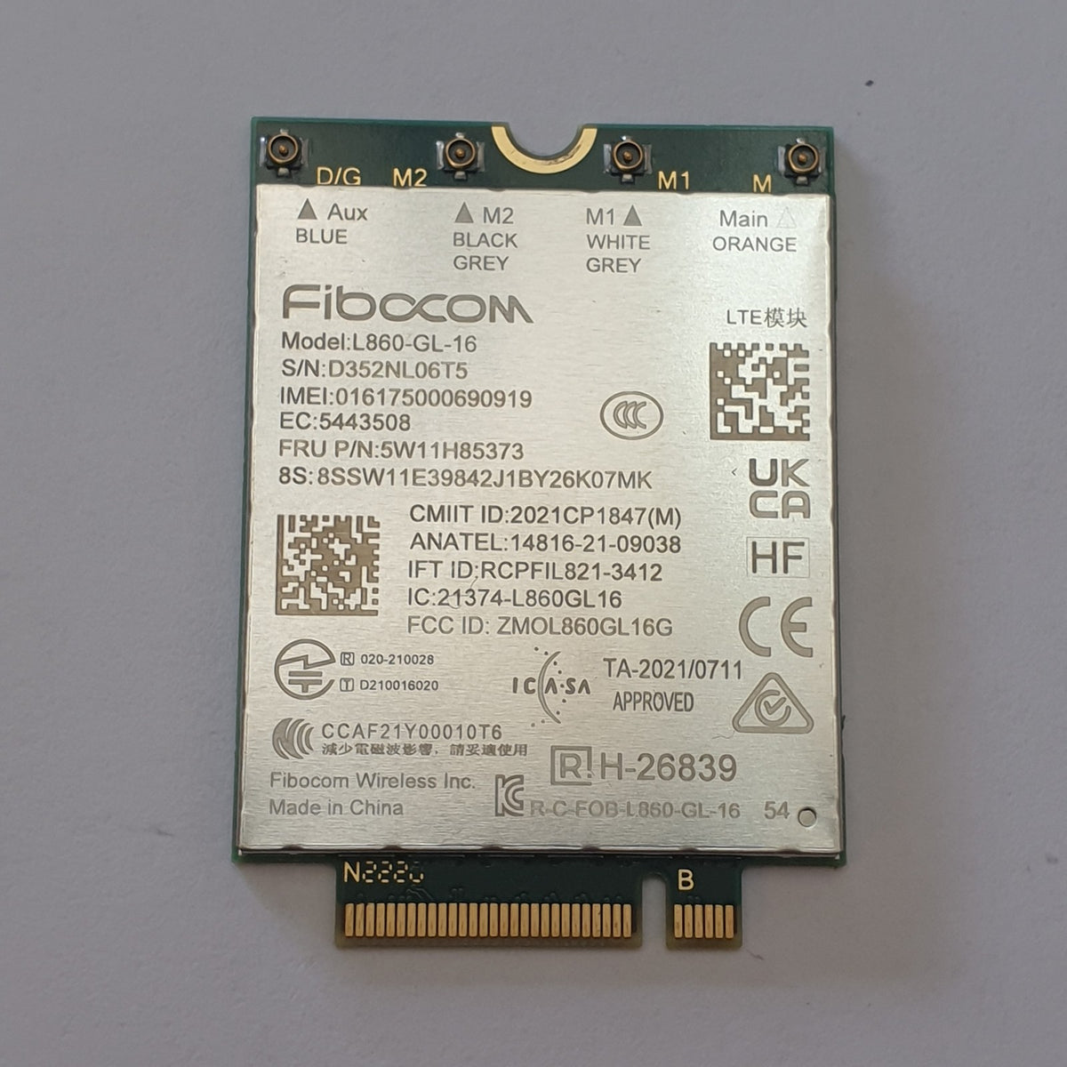Lenovo ThinkPad T14 G3 WWAN Karte LTE Modul 4G Wireless Modem