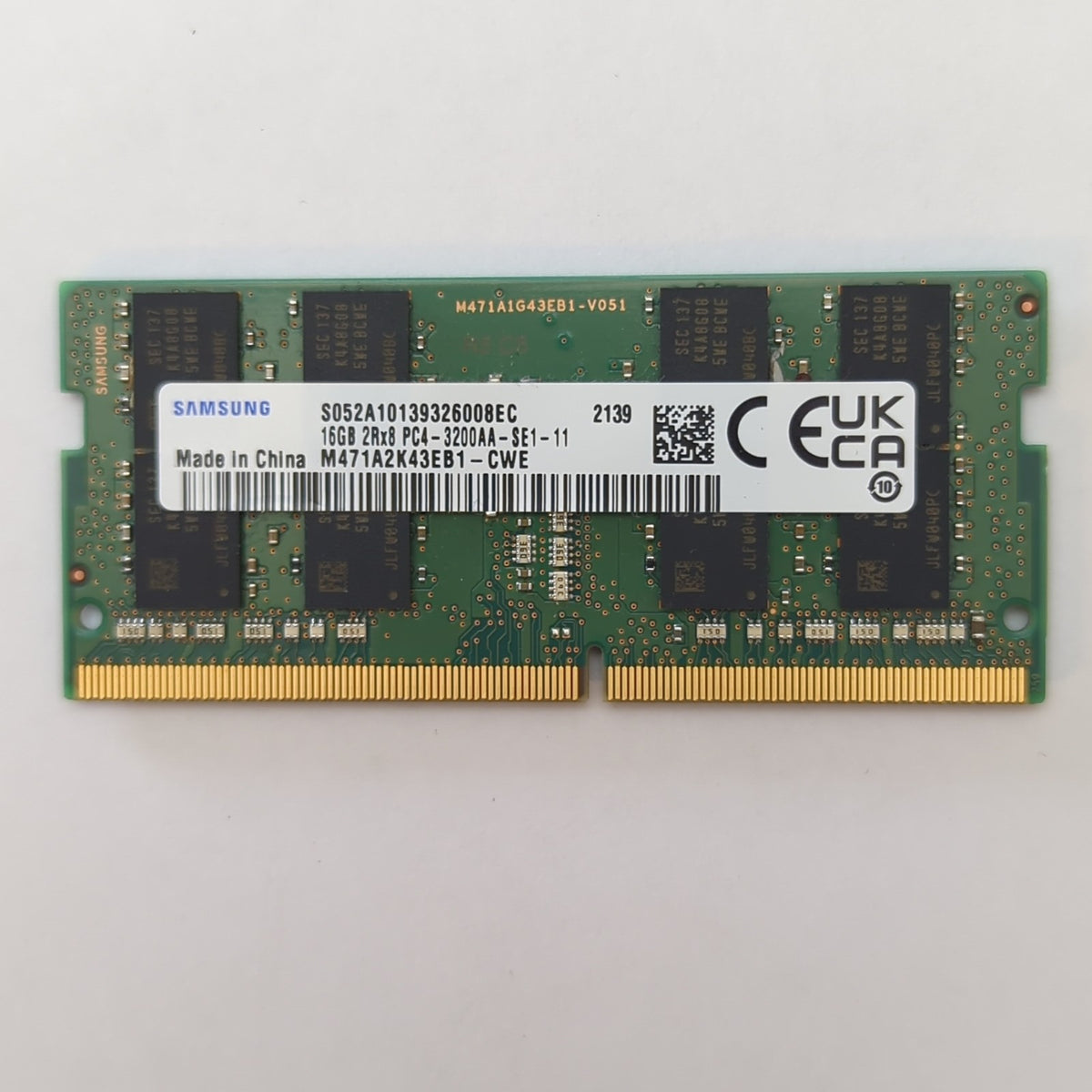 Samsung 16GB DDR4 3200 SODIMM RAM 1x16GB Laptop Notebook Speicher