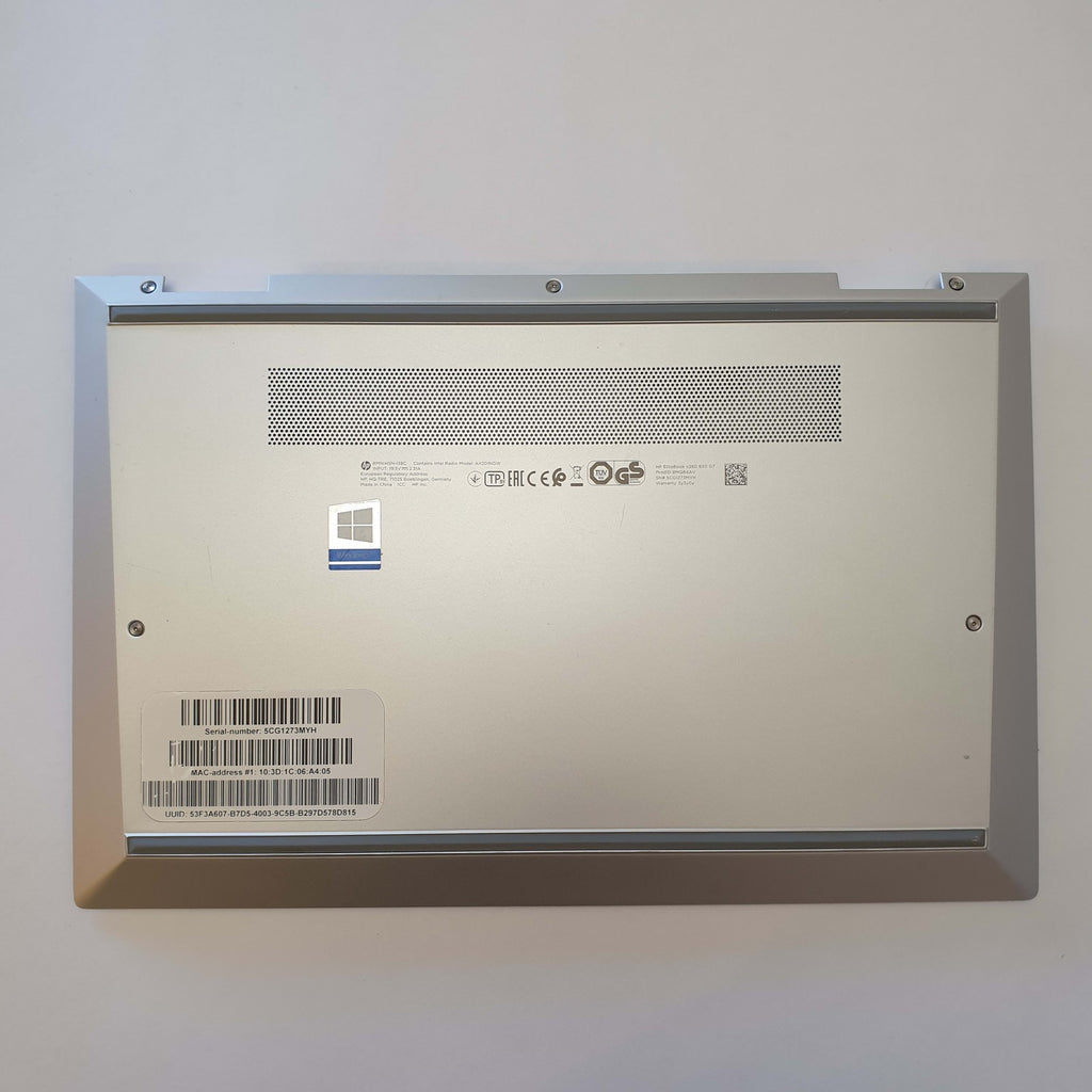 EliteBook x360 830 G7 HP Gehäuse Unterschale Unterteil Bottom Base Cover Case
