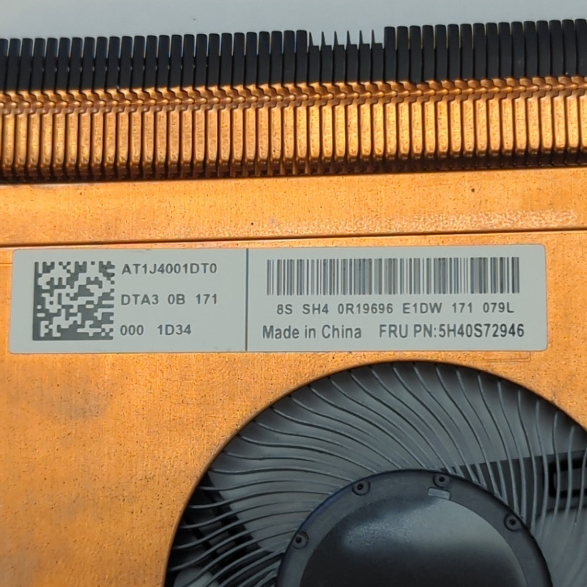 Lenovo ThinkPad T14 Gen 1 CPU Kühler Lüfter Heatsink Fan Wärmeleitpaste