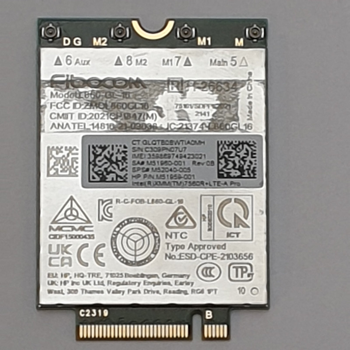 HP EliteBook 650 G9 WWAN Karte LTE Modul 4G Mobile Broadband Card