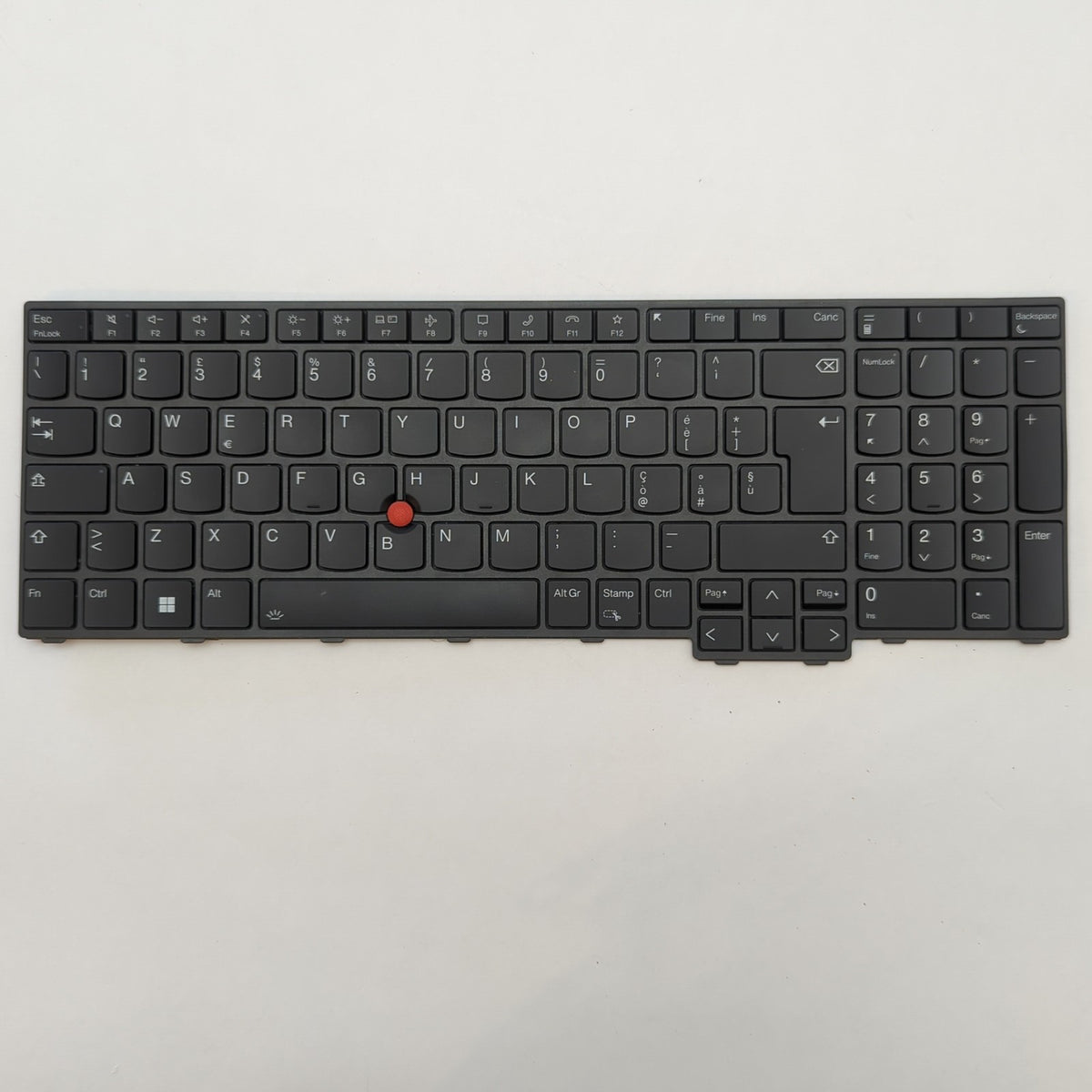 Lenovo ThinkPad L15 Gen 3 Tastatur Italienisch QWERTY Keyboard IT Backlit