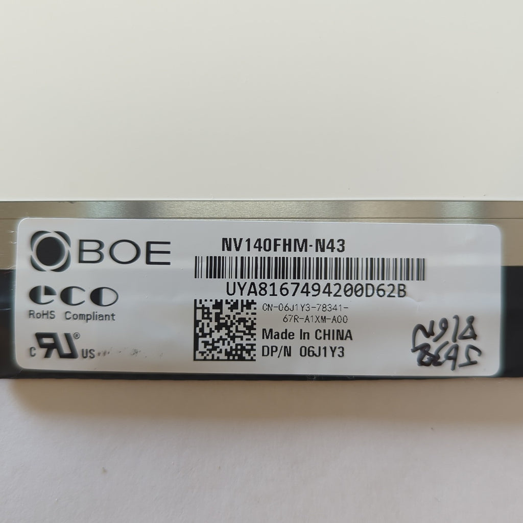 BOE NV140FHM-N43 Display FHD 14 Zoll Panel LCD Bildschirm Notebook Laptop