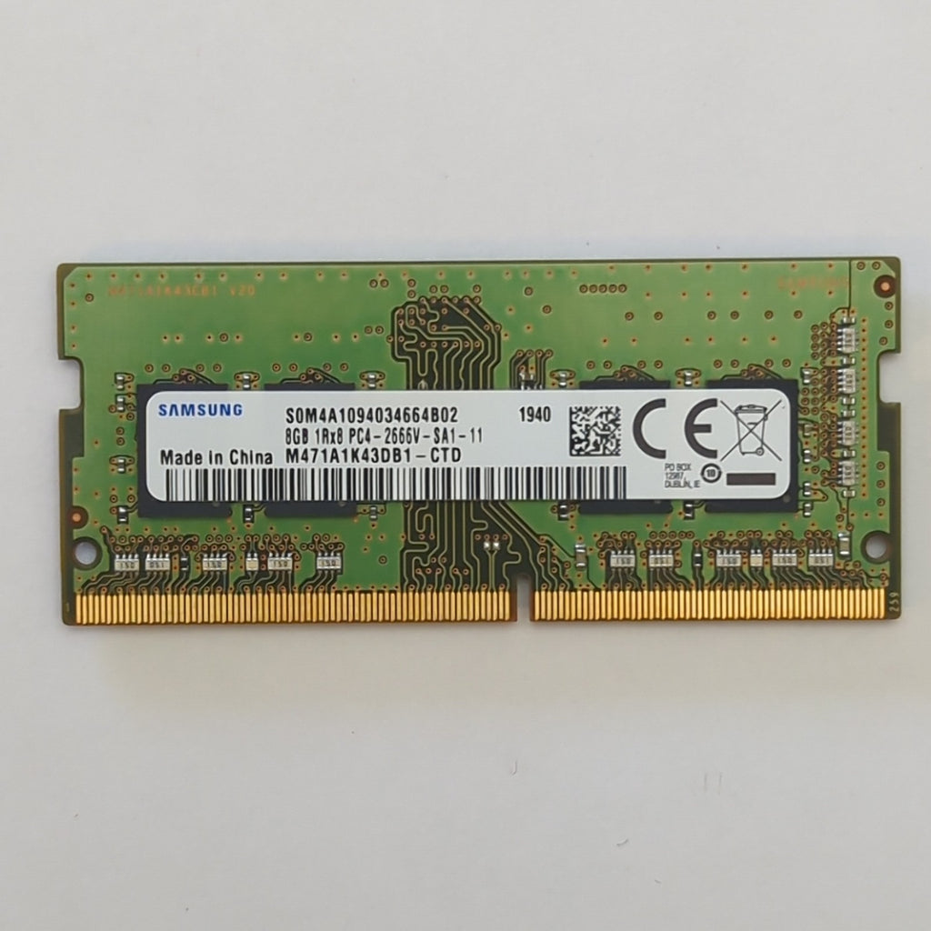Samsung 8GB DDR4 2666 SODIMM RAM 1x8GB Laptop Notebook Speicher