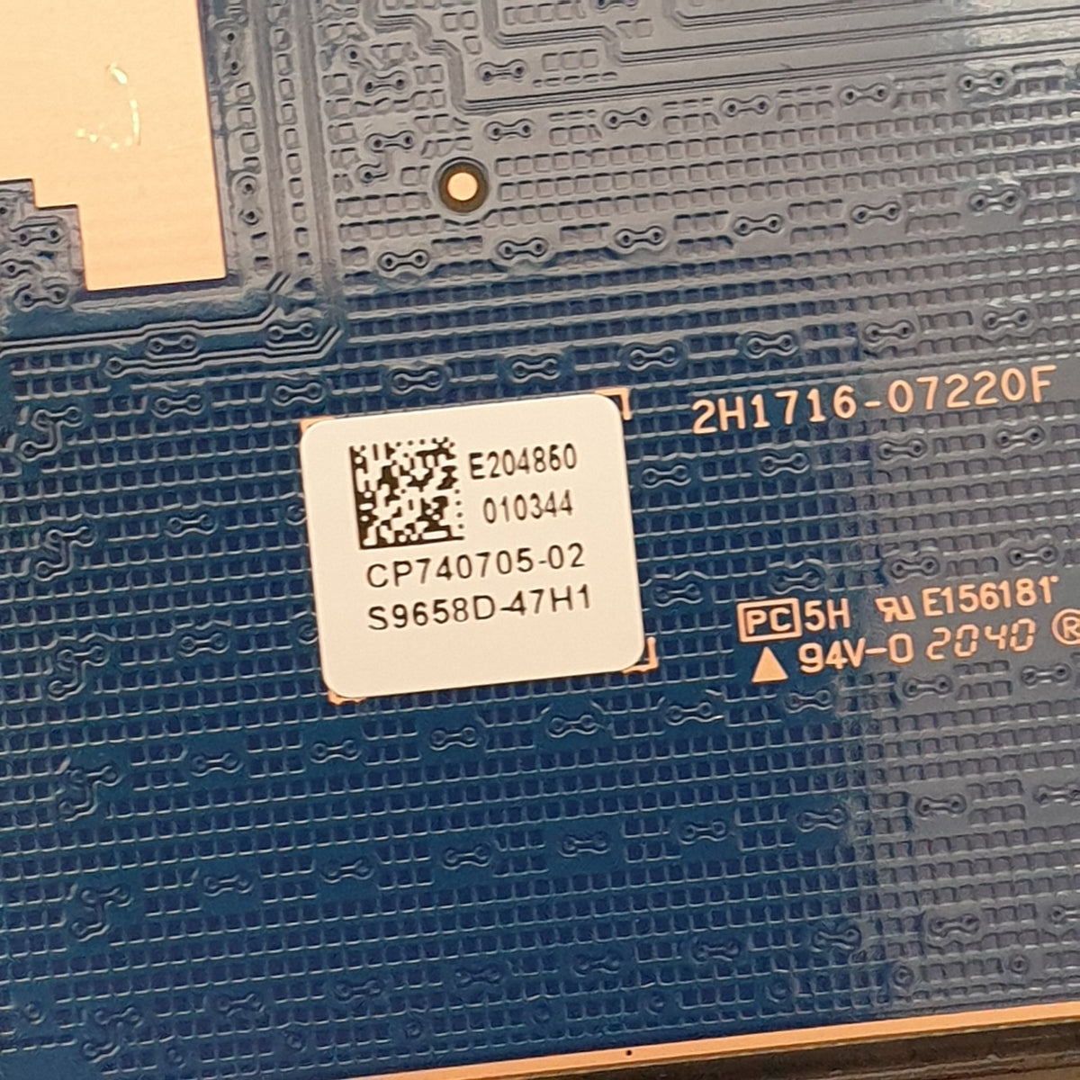 Fujitsu LifeBook E5510 Handauflage Palmrest mit Touchpad Oberteil Top Case
