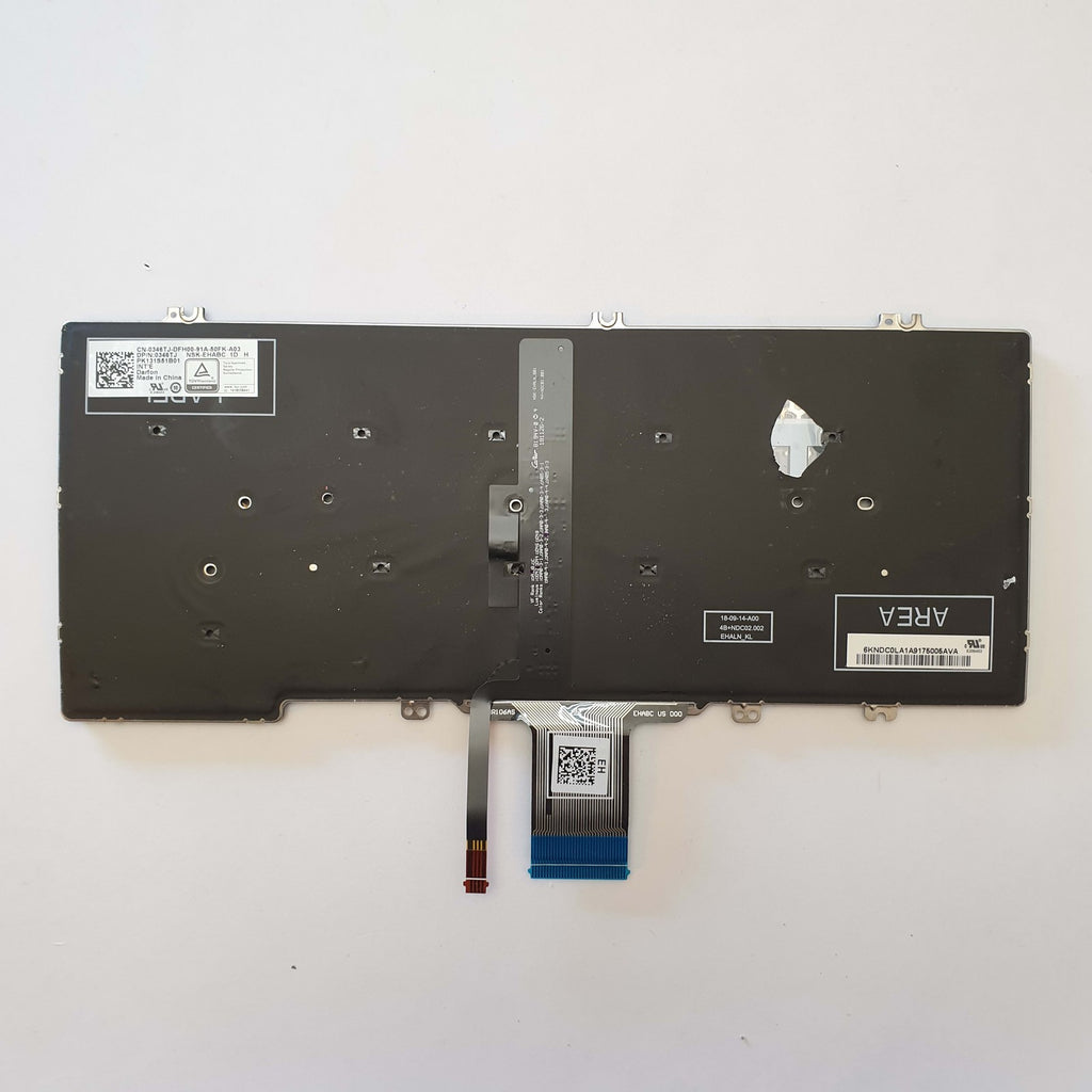 Dell Latitude 5290 Tastatur English (US) QWERTY Keyboard US Beleuchtet