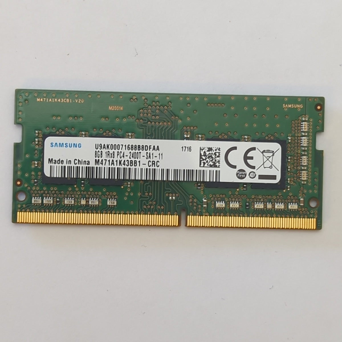 Samsung 8GB DDR4 2400 SODIMM RAM 1x8GB Laptop Notebook Speicher