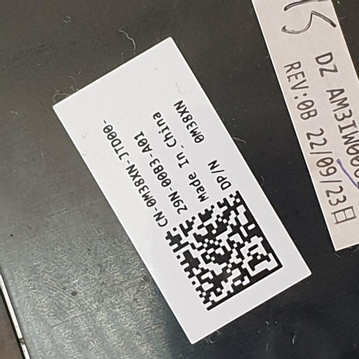 Dell Latitude 7430 Handauflage Palmrest Oberteil Top Case Gehäuse Silber