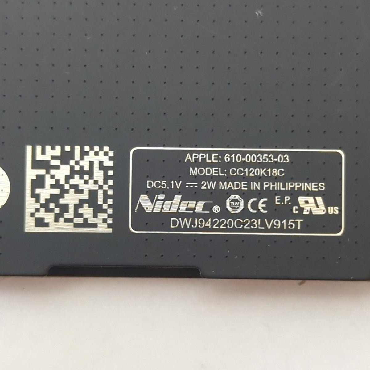 Apple MacBook Pro 16 A2141 2019 Lüfter links Fan