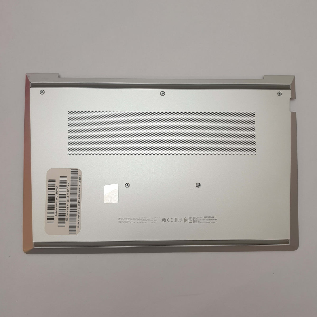 HP EliteBook 640 G10 Gehäuse Unterschale Unterteil Bottom Base Cover Ersatzteil