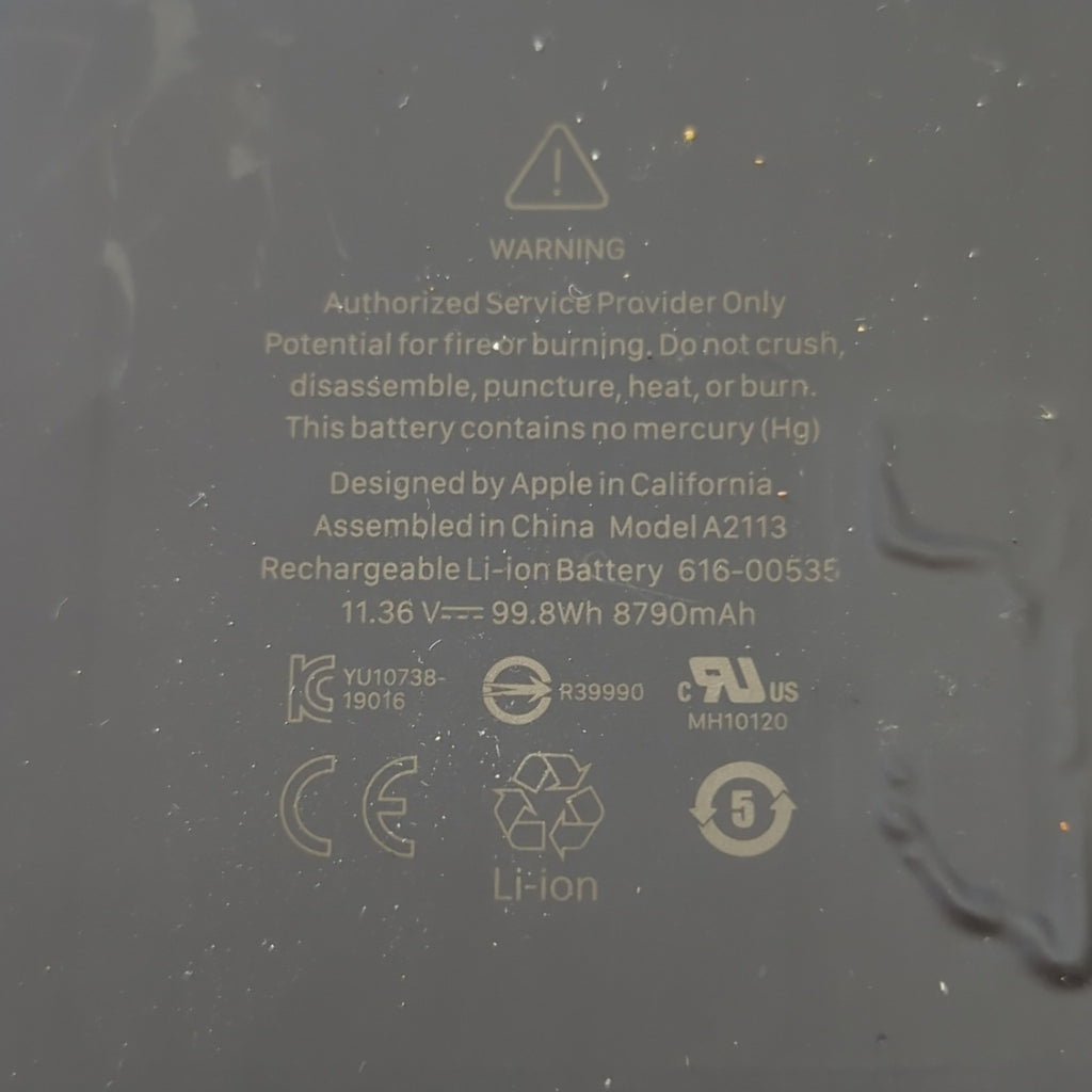 Apple MacBook Pro 16 Zoll A2141 (2019) Handauflage Tastatur DE Akku Palmrest