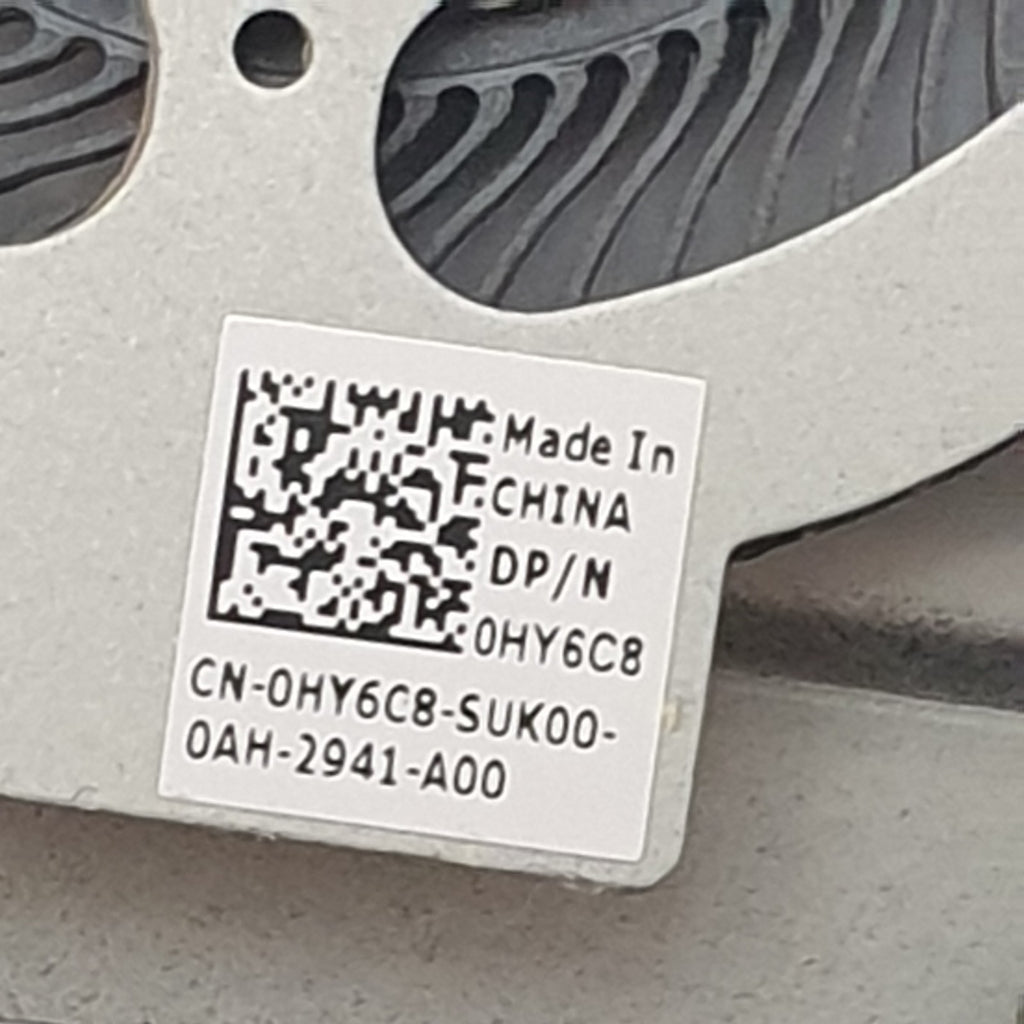 Dell Latitude 5511 CPU Lüfter Fan Gehäuselüfter Cooler