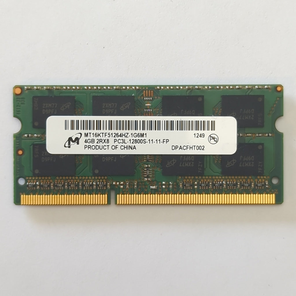 Micron 4GB DDR3L 1600 SODIMM RAM 1x4GB Laptop Notebook Speicher