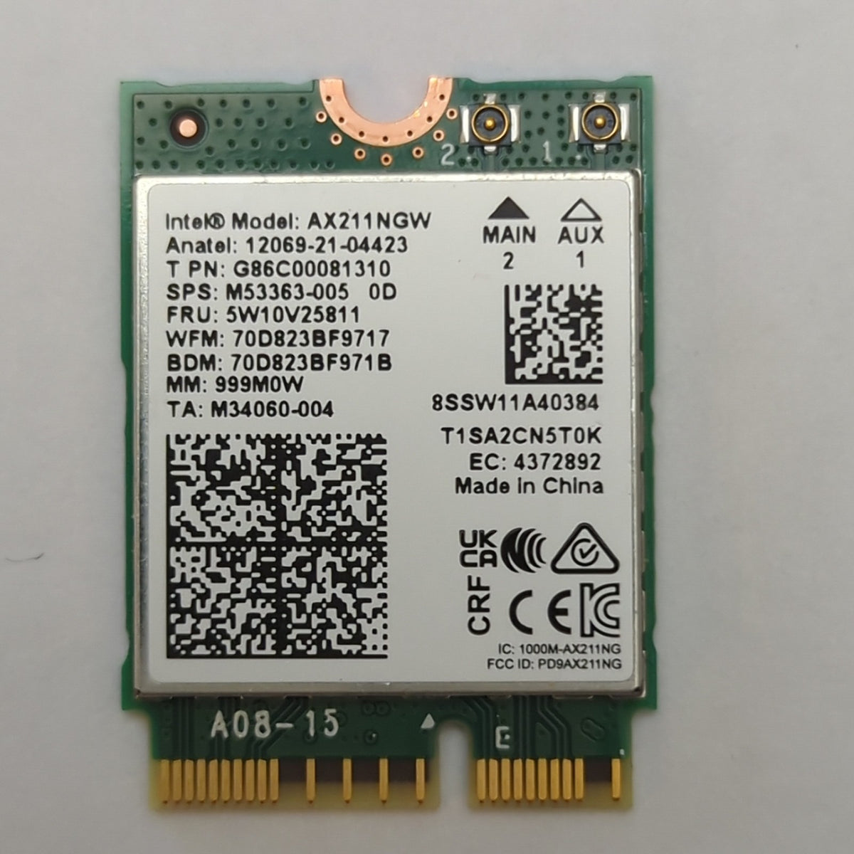 HP Elite x360 830 G9 2-in-1 WLAN Karte WiFi Modul Wireless LAN Card