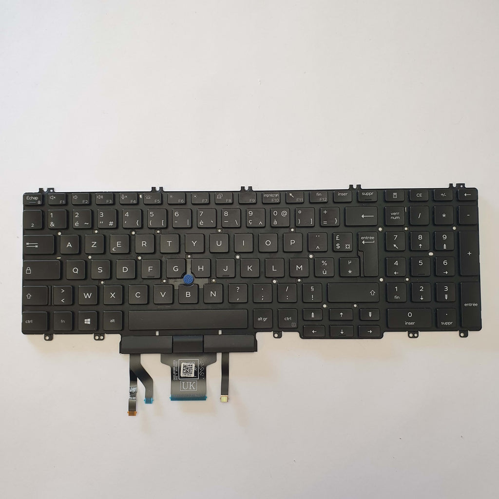 Dell Latitude 5500 Tastatur Français AZERTY Keyboard Beleuchtet FR Backlit